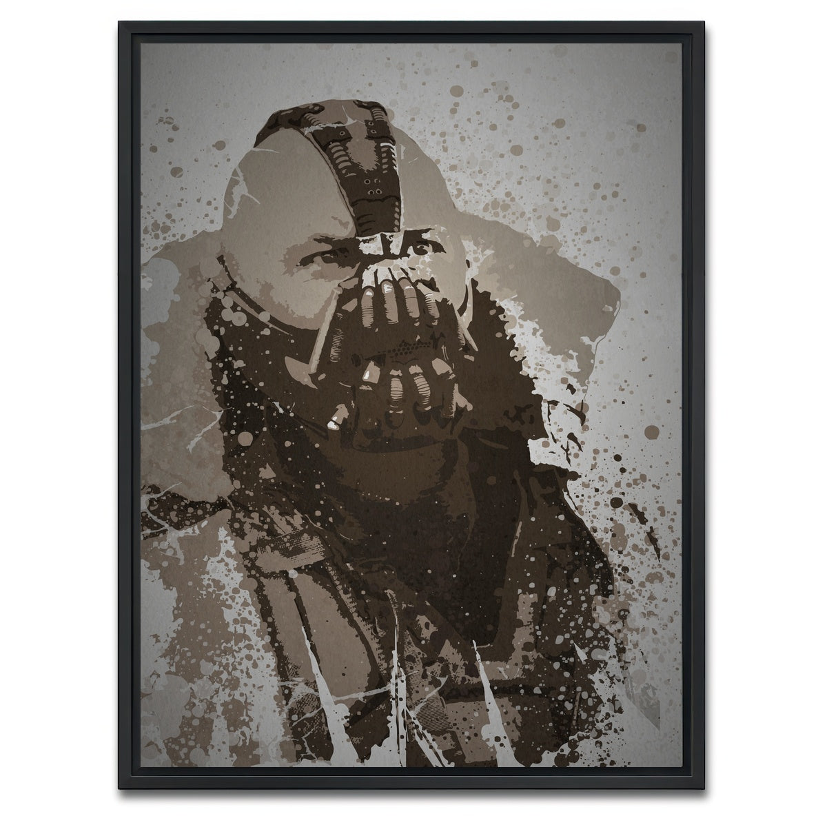 AUTO-MOCKUP WHITE | Mercenary | 1 Piece | Black Framed Canvas | group=3x4