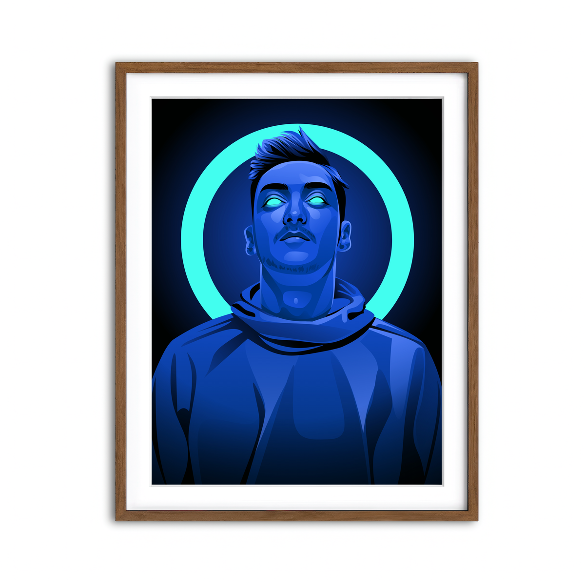 Framed Print 3x4 Walnut