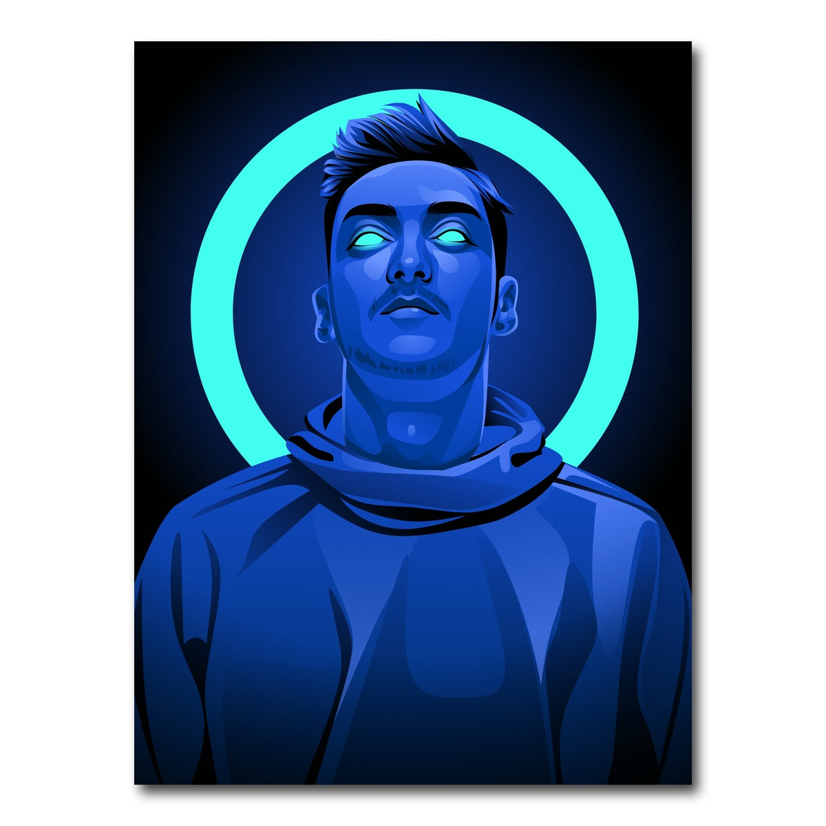 AUTO-MOCKUP WHITE | Mesut Ozil | 1 Piece | Gallery Wrap Canvas | group=3x4