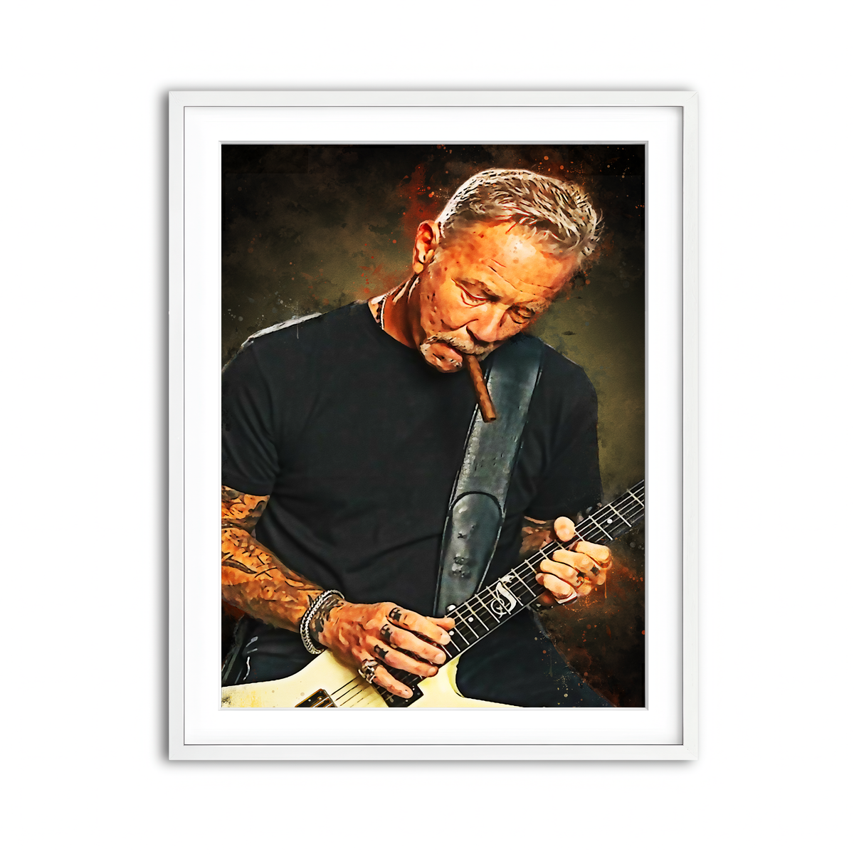 Framed Print 3x4 White