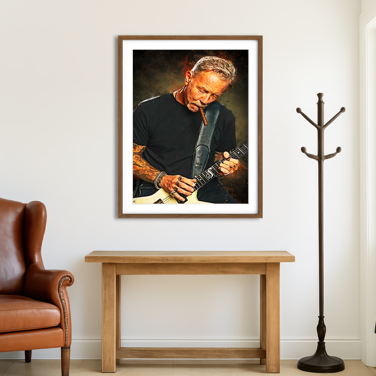 AUTO-MOCKUP ROOM | Metallica - James Wall Art