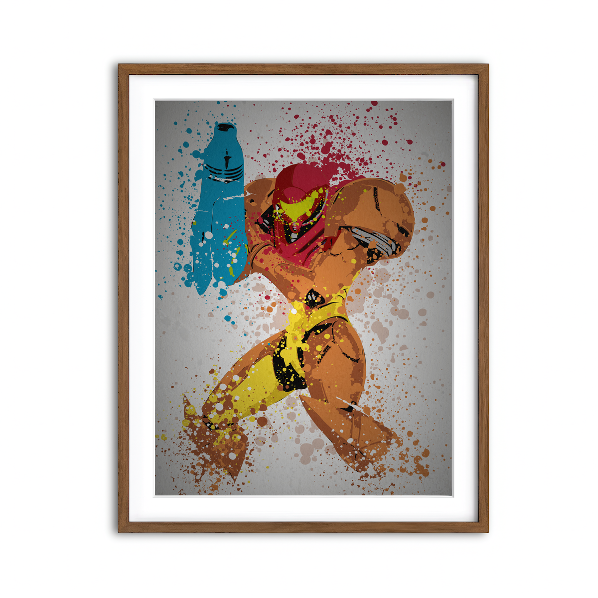 Framed Print 3x4 Walnut