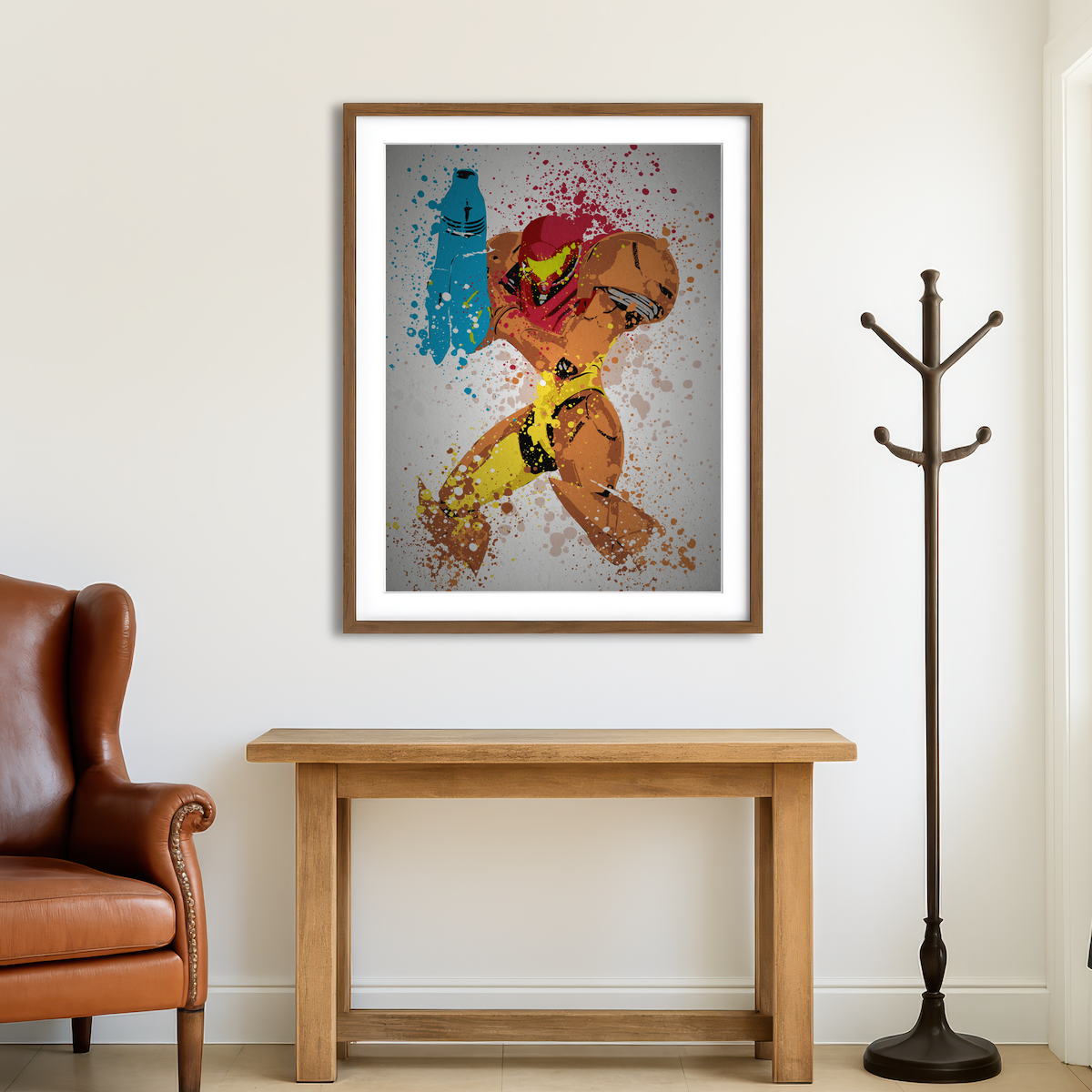 AUTO-MOCKUP ROOM | Metroid Wall Art