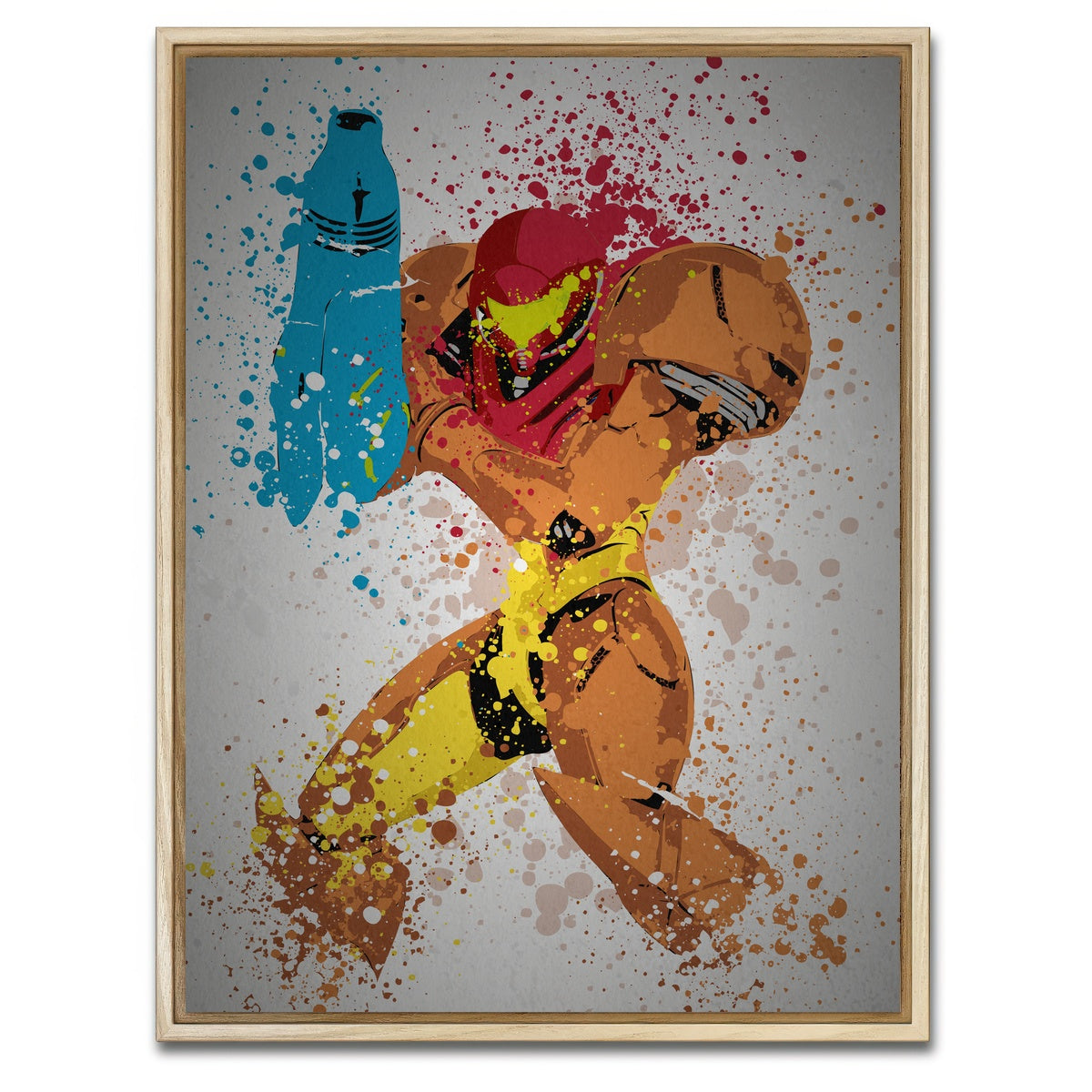 AUTO-MOCKUP WHITE | Metroid | 1 Piece | Natural Framed Canvas | group=3x4