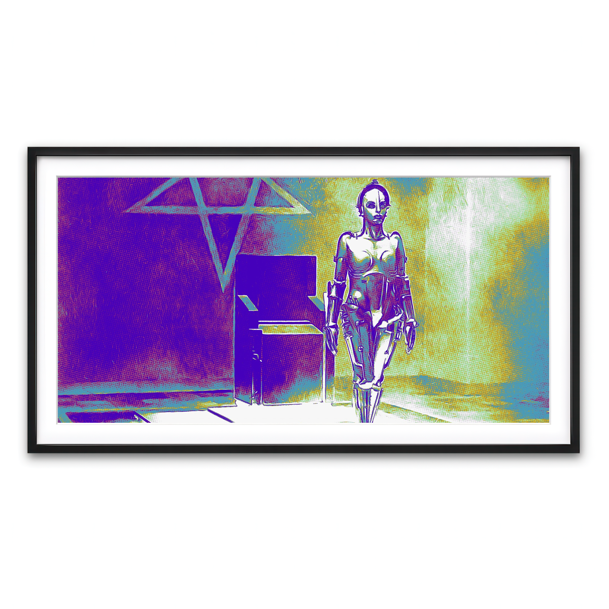 Framed Print 2x1 Black