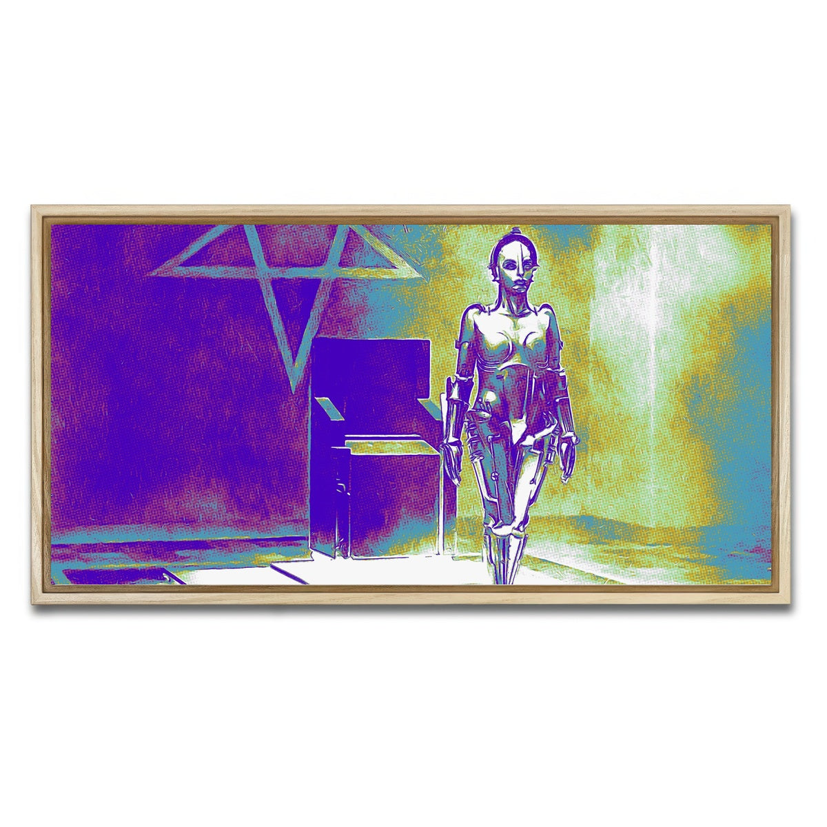 AUTO-MOCKUP WHITE | Metropolis Pop | 1 Piece | Natural Framed Canvas | group=2x1