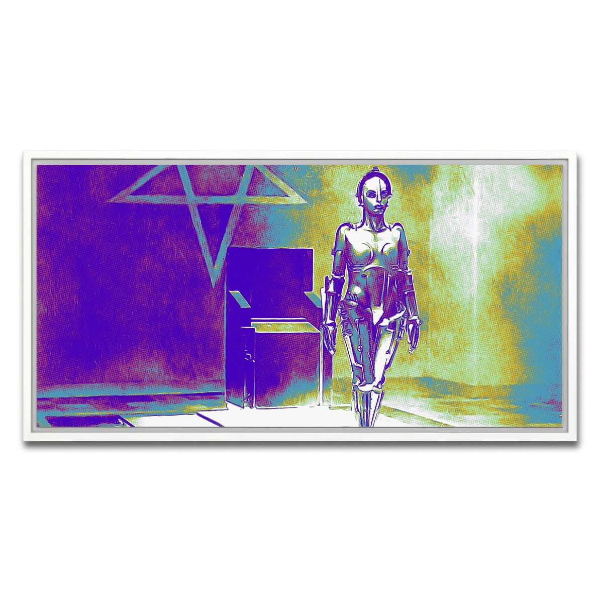AUTO-MOCKUP WHITE | Metropolis Pop | 1 Piece | White Framed Canvas | group=2x1