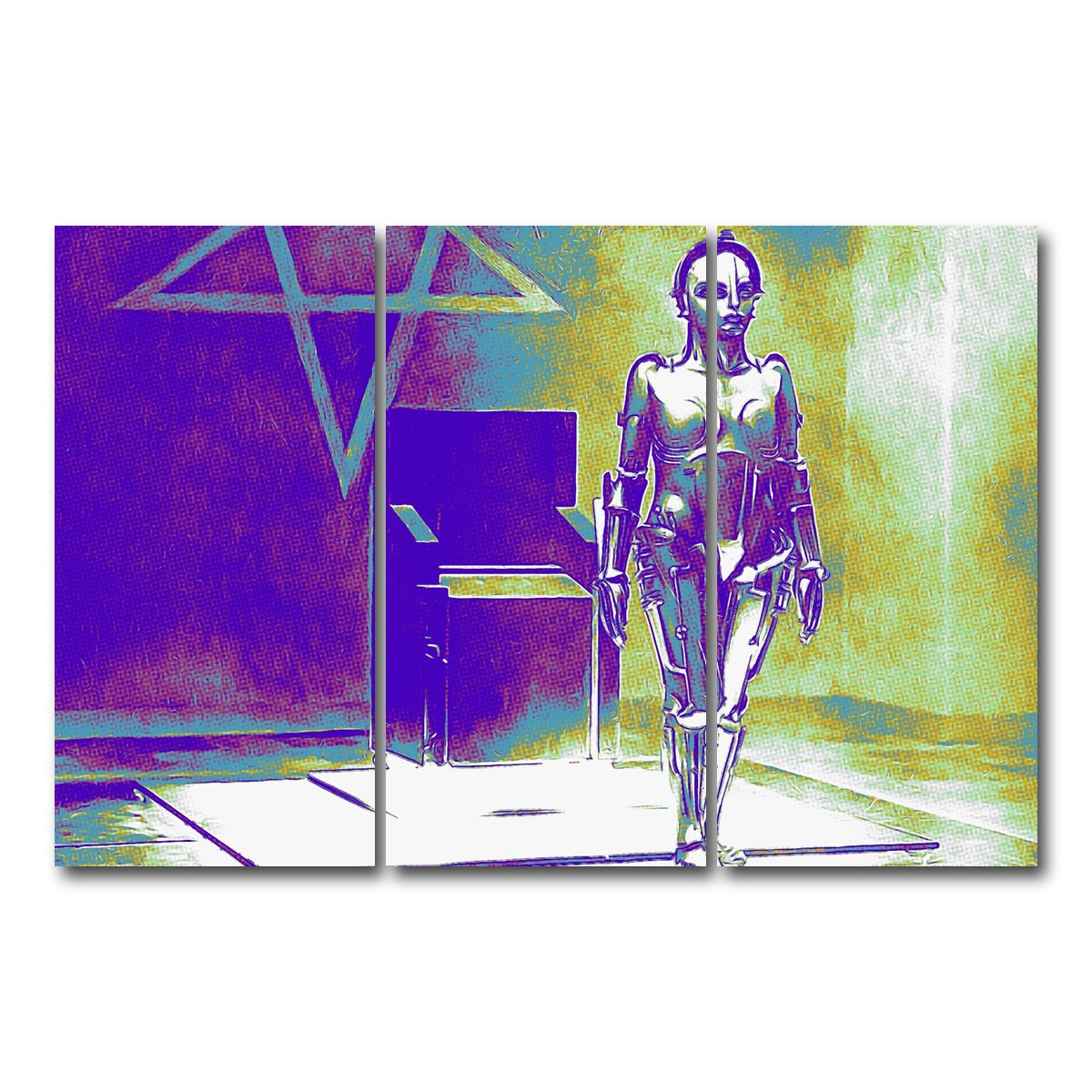 AUTO-MOCKUP WHITE | Metropolis Pop | 3 Piece | Gallery Wrap Canvas | group=12x24