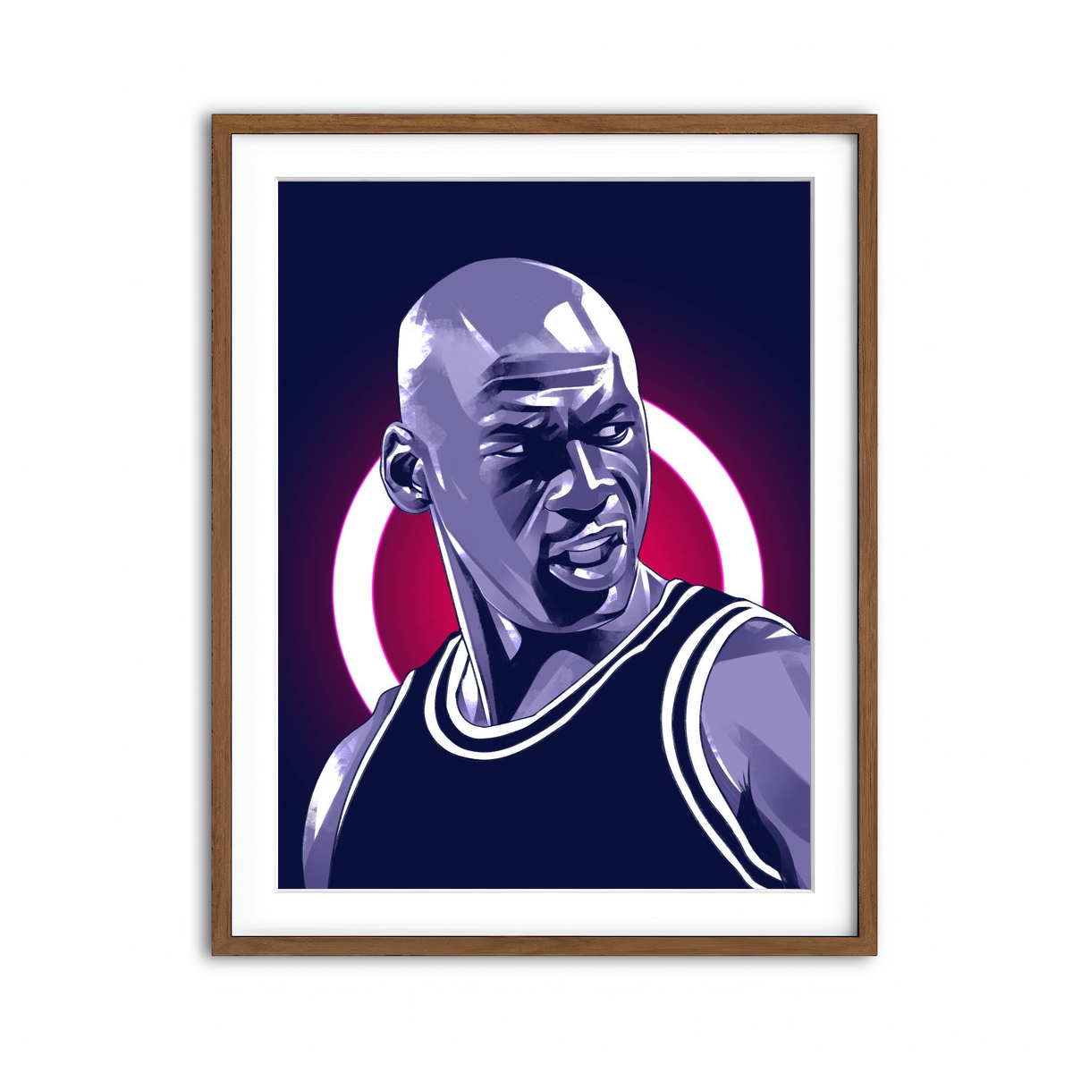 Framed Print 3x4 Walnut