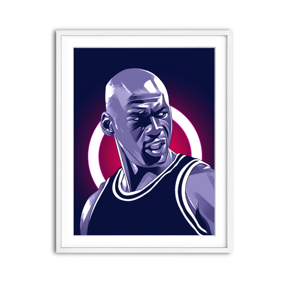 Framed Print 3x4 White