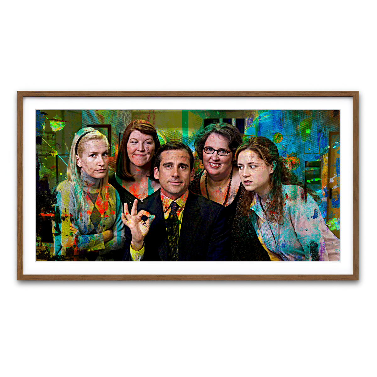 Framed Print 2x1 Walnut