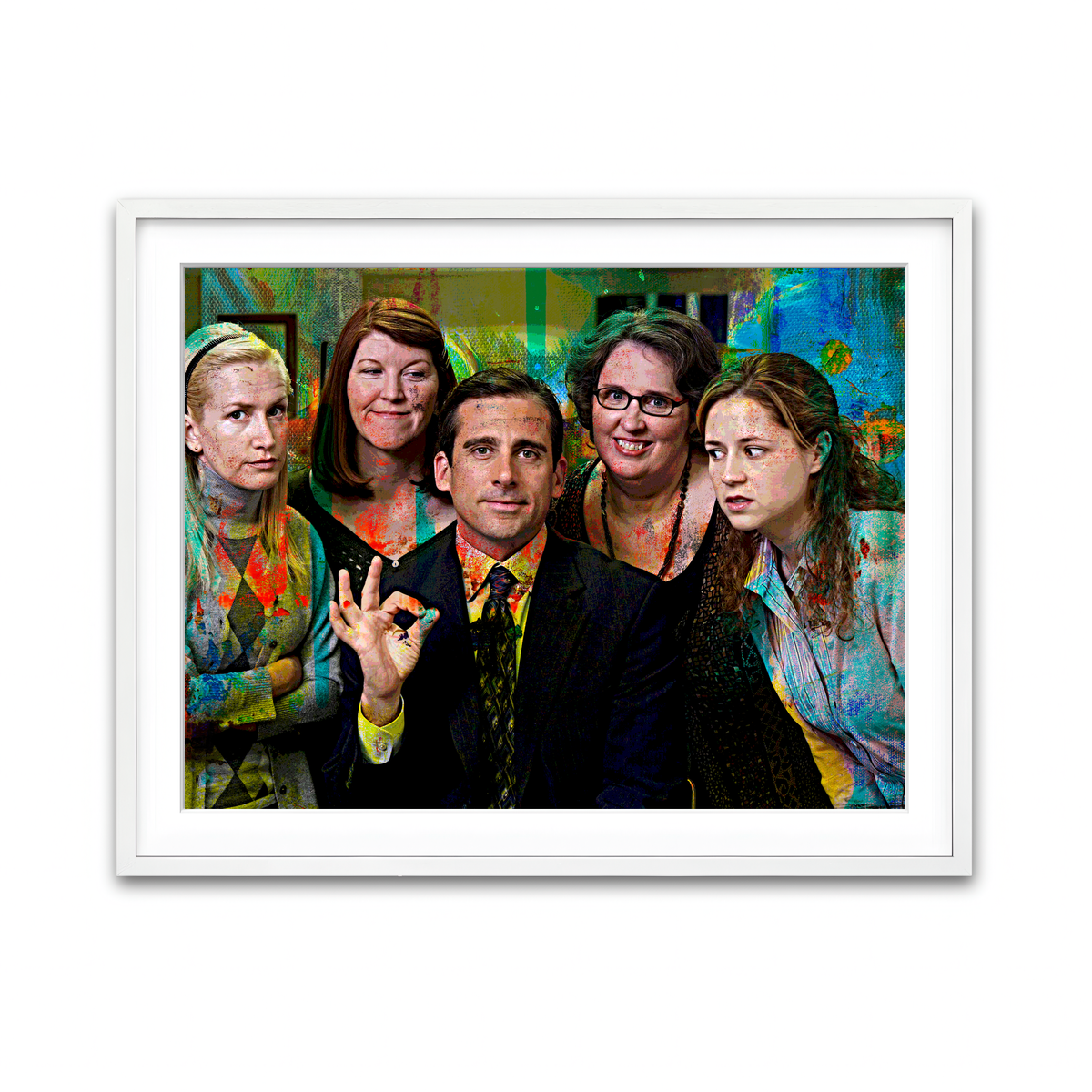 Framed Print 4x3 White