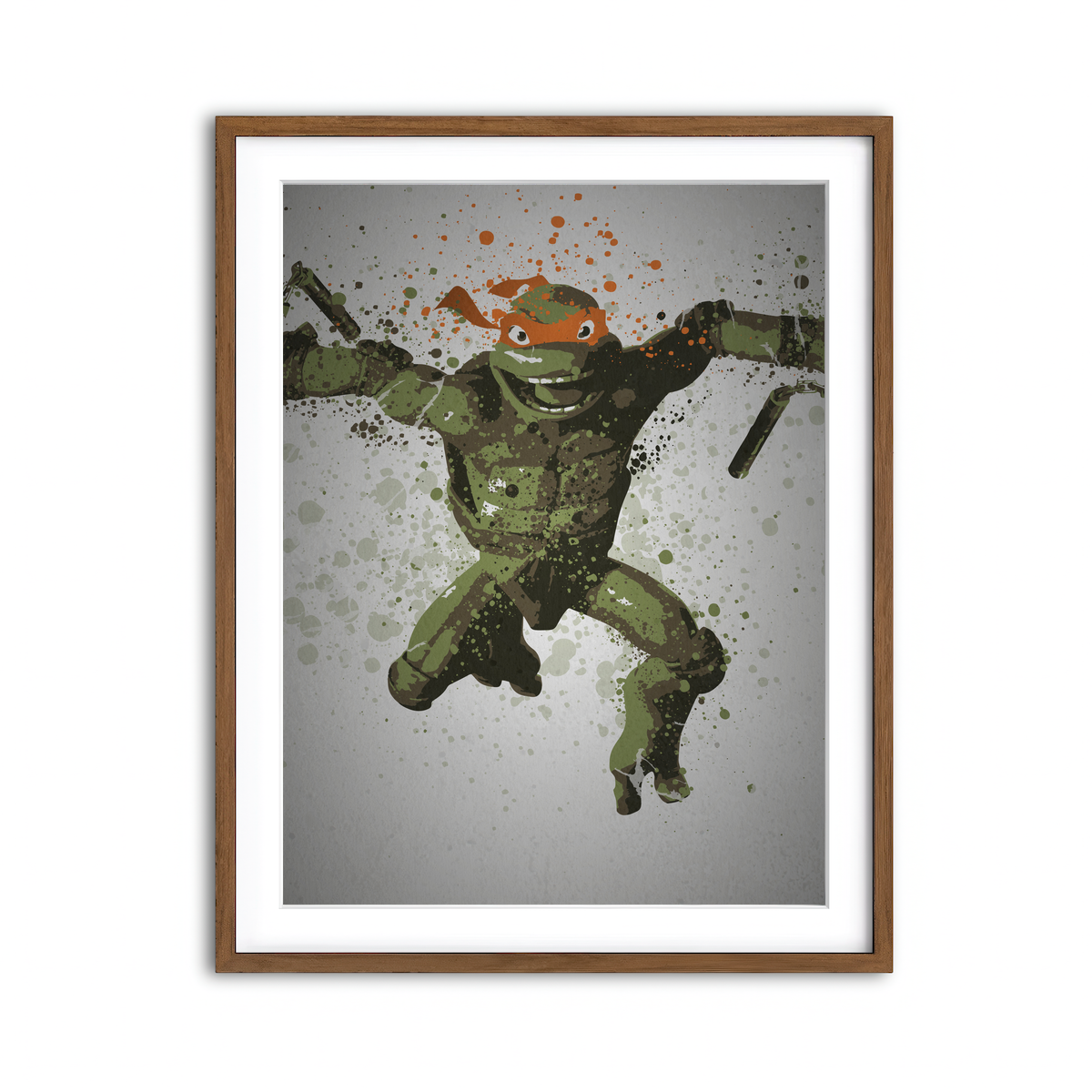 Framed Print 3x4 Walnut