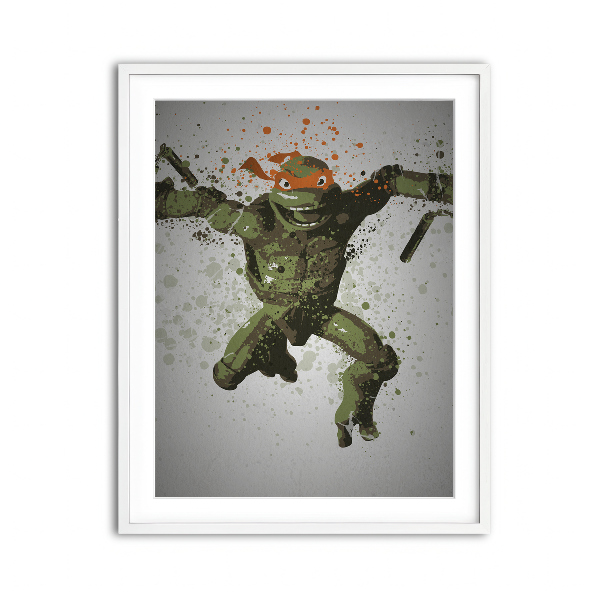 Framed Print 3x4 White