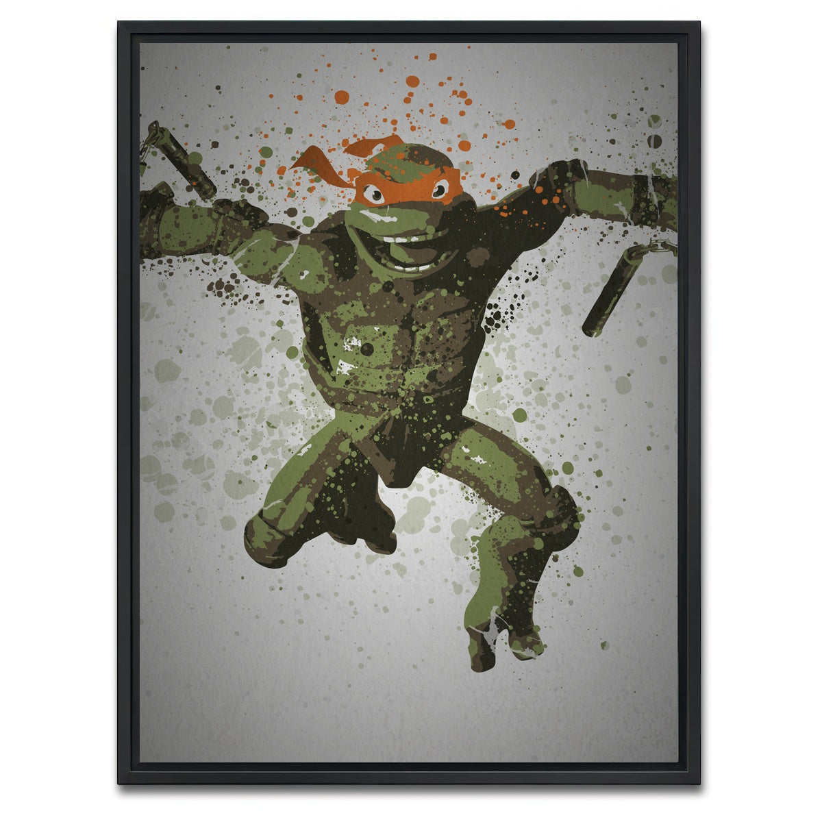 AUTO-MOCKUP WHITE | Michelangelo | 1 Piece | Black Framed Canvas | group=3x4
