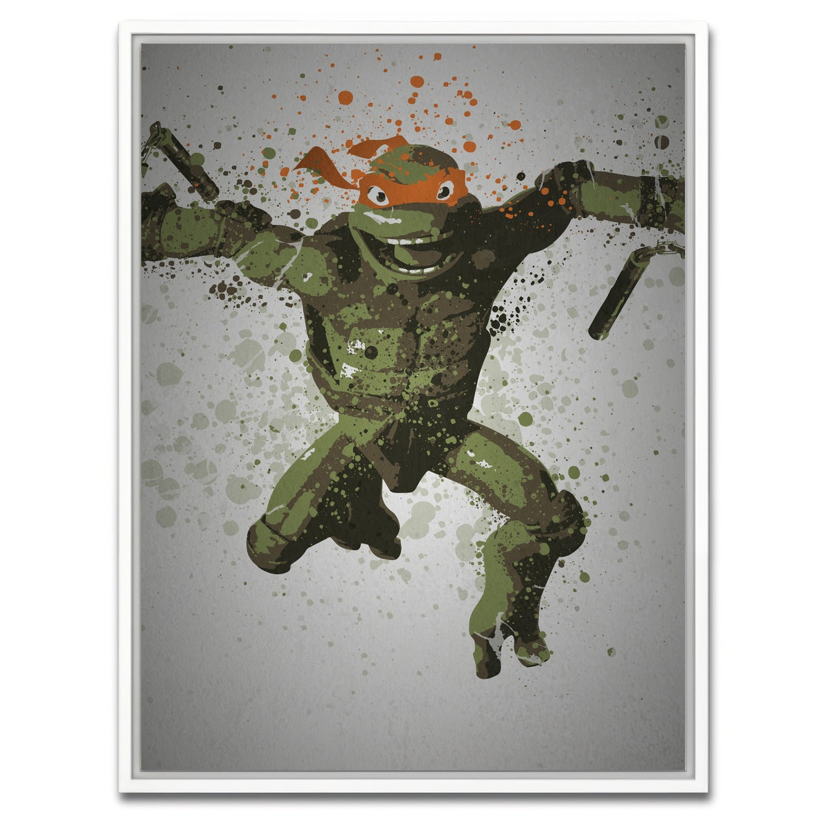 AUTO-MOCKUP WHITE | Michelangelo | 1 Piece | White Framed Canvas | group=3x4