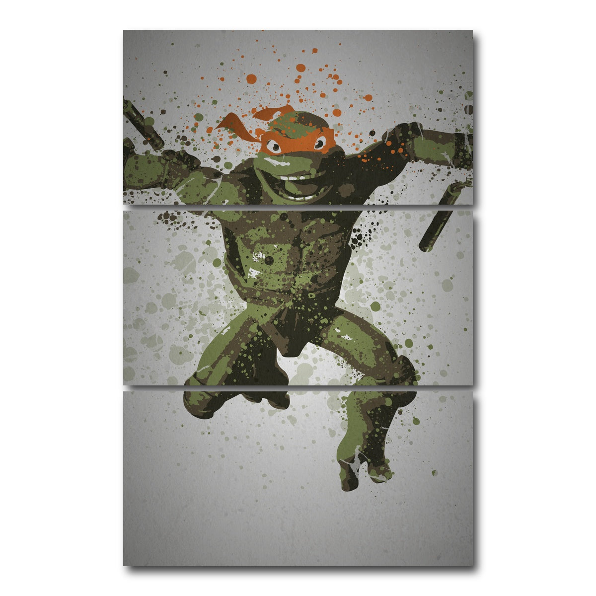 AUTO-MOCKUP WHITE | Michelangelo | 3 Piece | Gallery Wrap Canvas | group=12x24_stacked