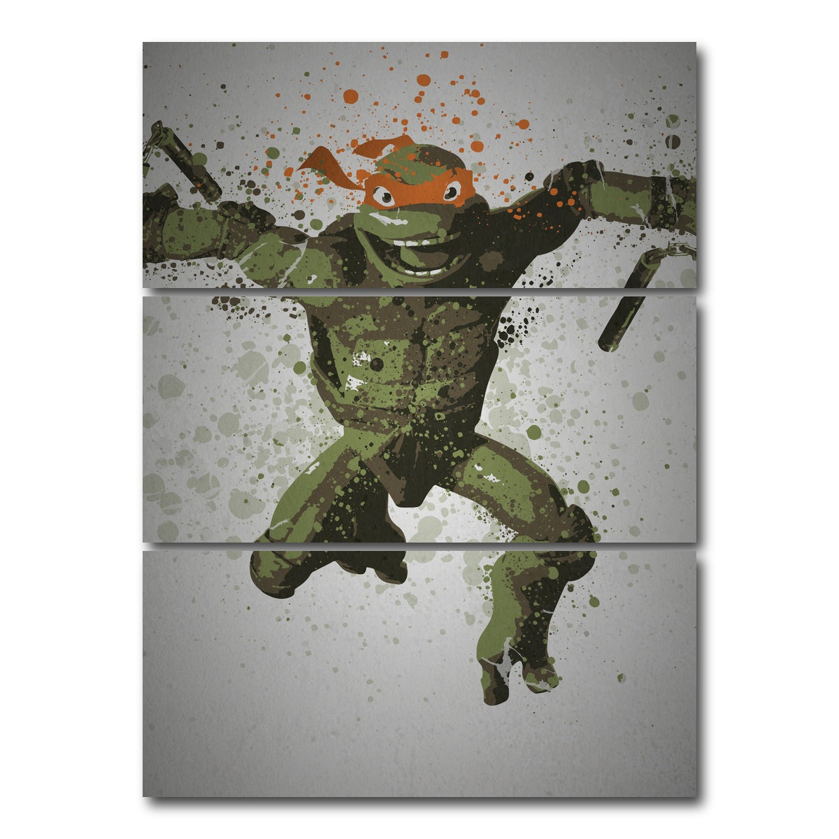 AUTO-MOCKUP WHITE | Michelangelo | 3 Piece | Gallery Wrap Canvas | group=8x18_stacked