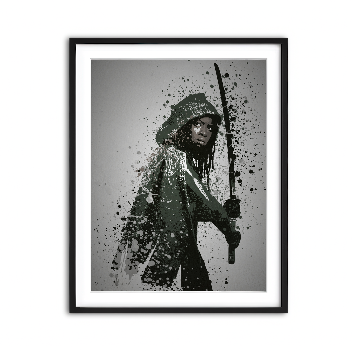Framed Print 3x4 Black