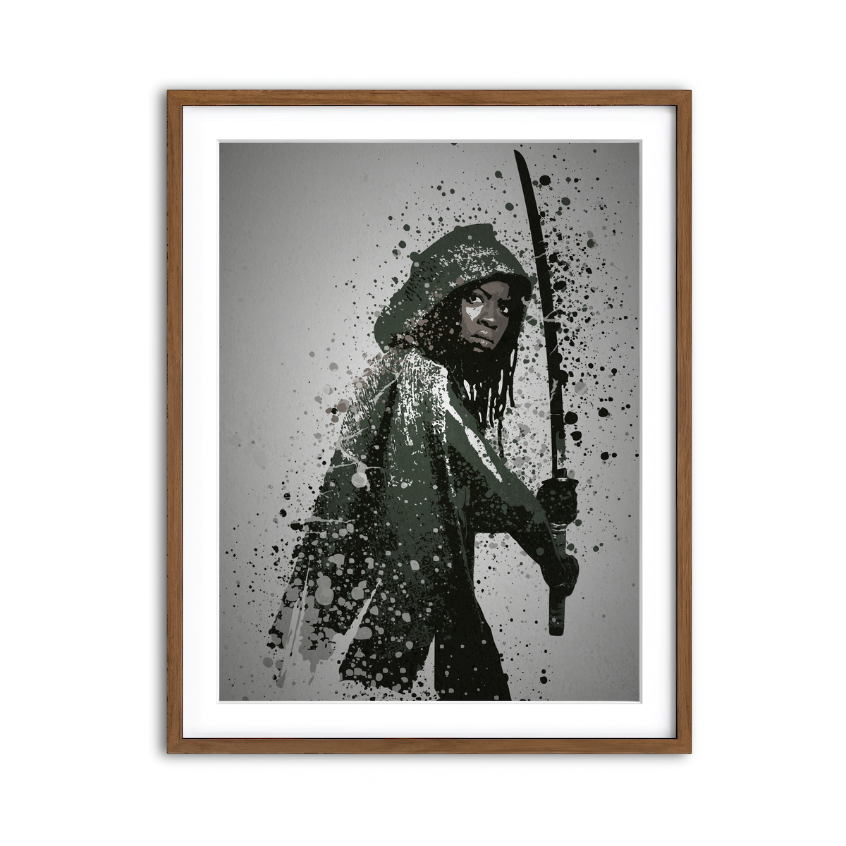 Framed Print 3x4 Walnut