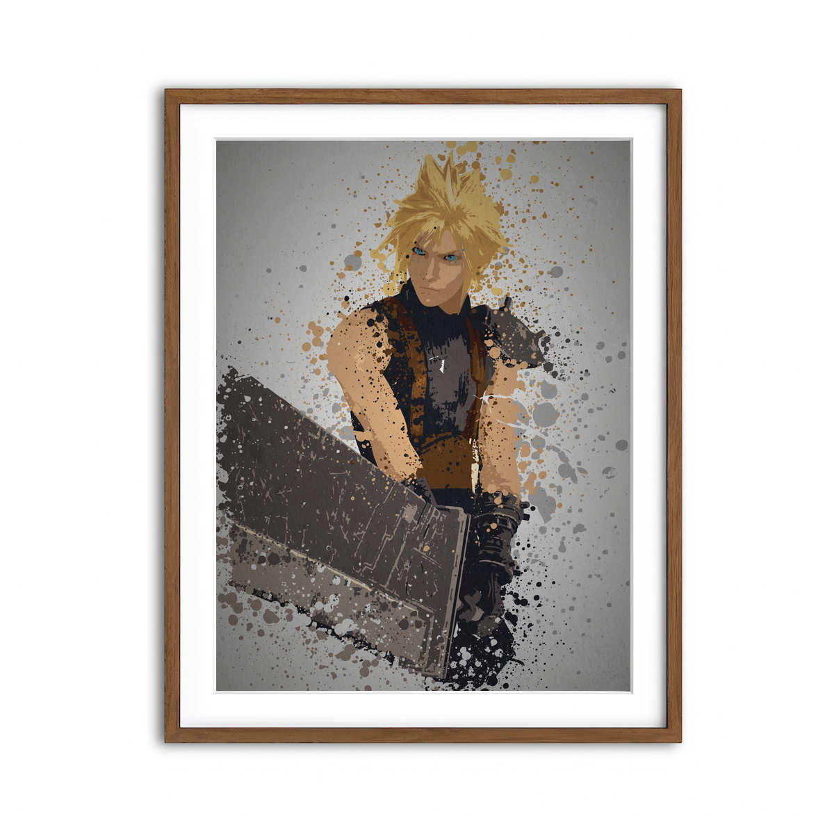 Framed Print 3x4 Walnut