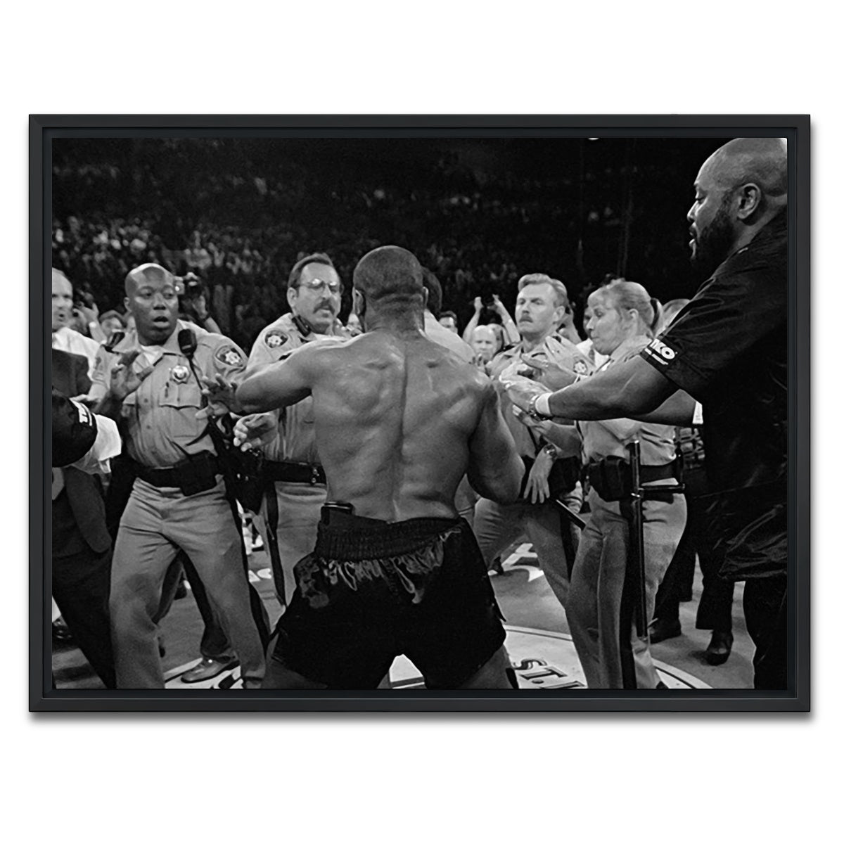 AUTO-MOCKUP WHITE | Mike Tyson | 1 Piece | Black Framed Canvas | group=4x3