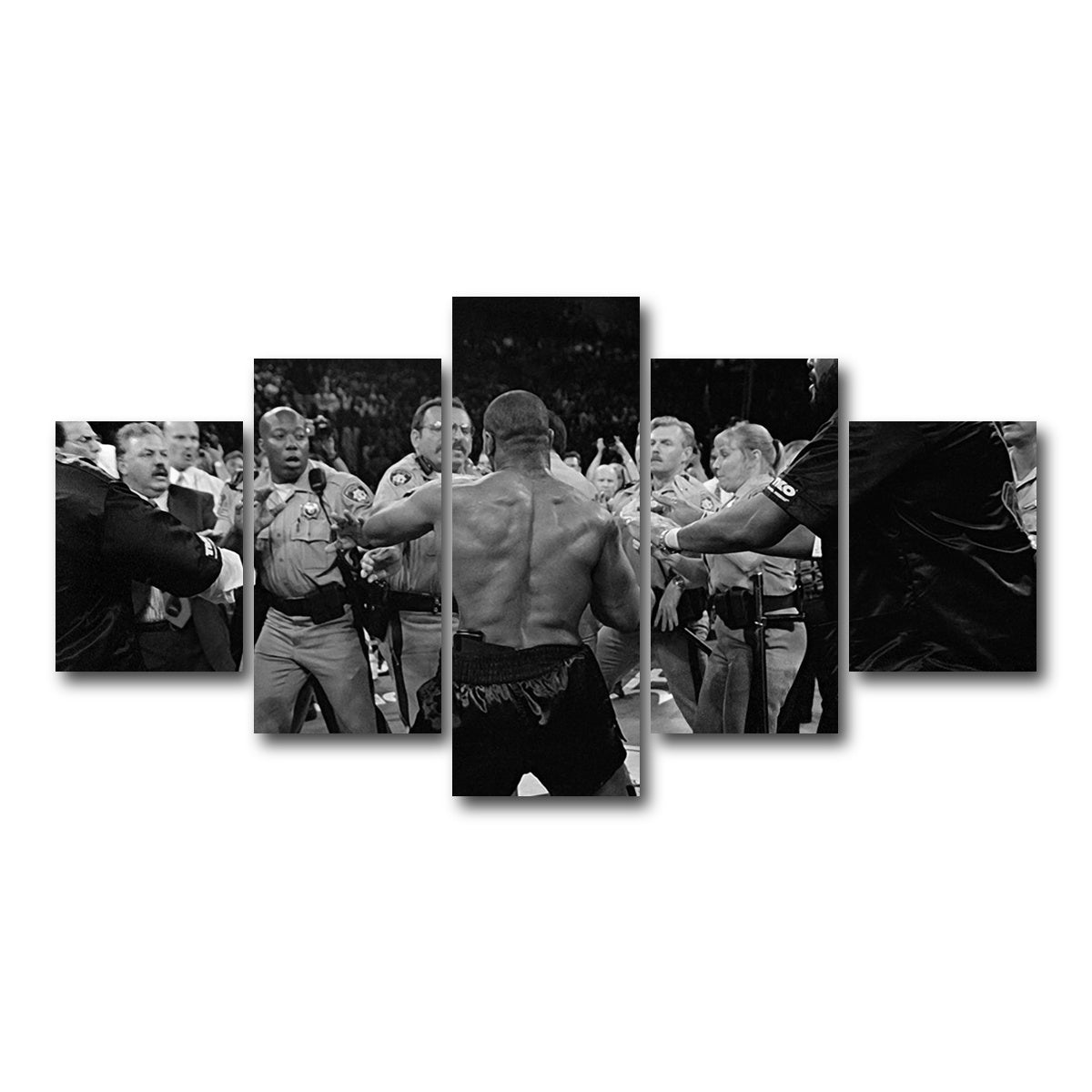AUTO-MOCKUP WHITE | Mike Tyson | 5 Piece | Gallery Wrap Canvas | group=5_short