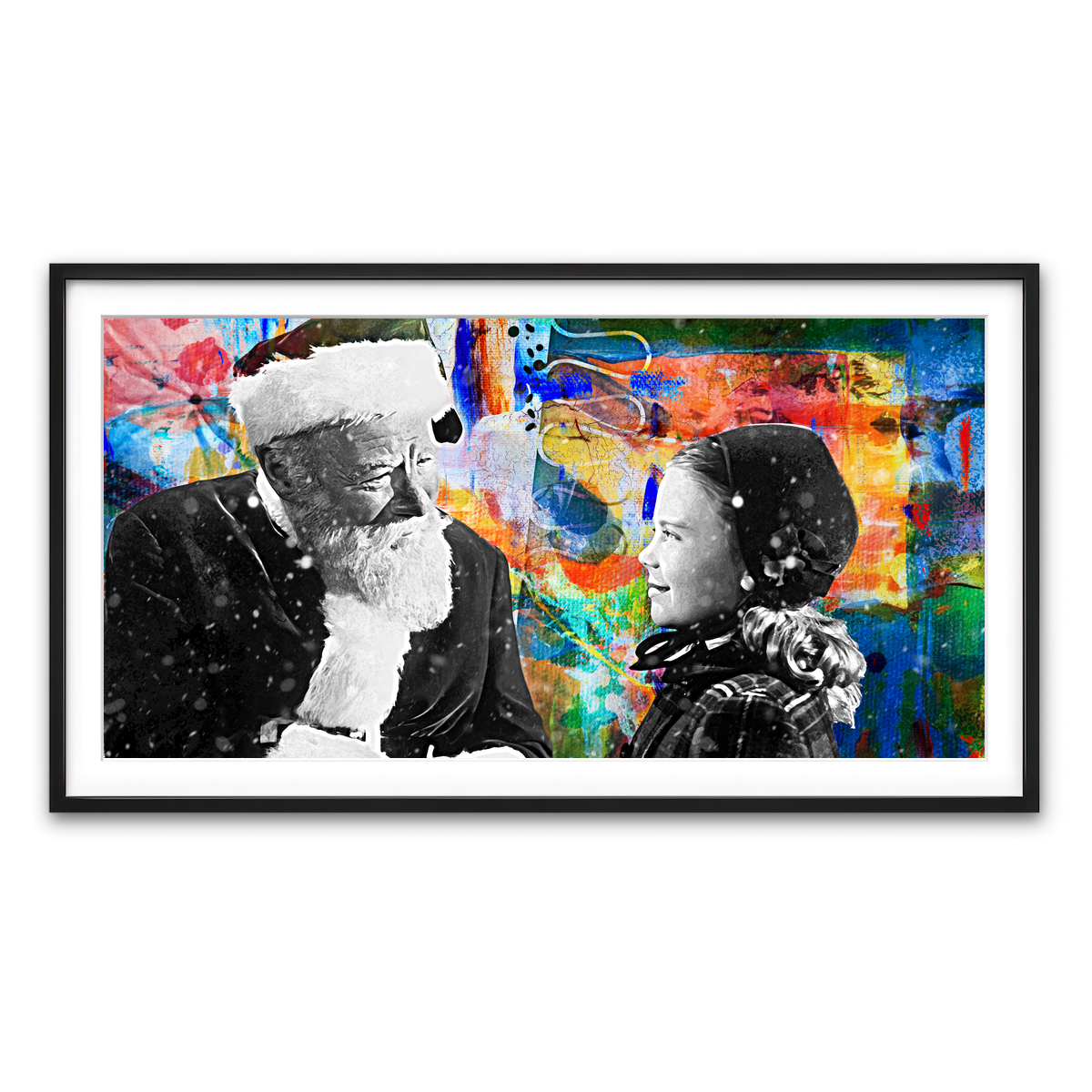 Framed Print 2x1 Black