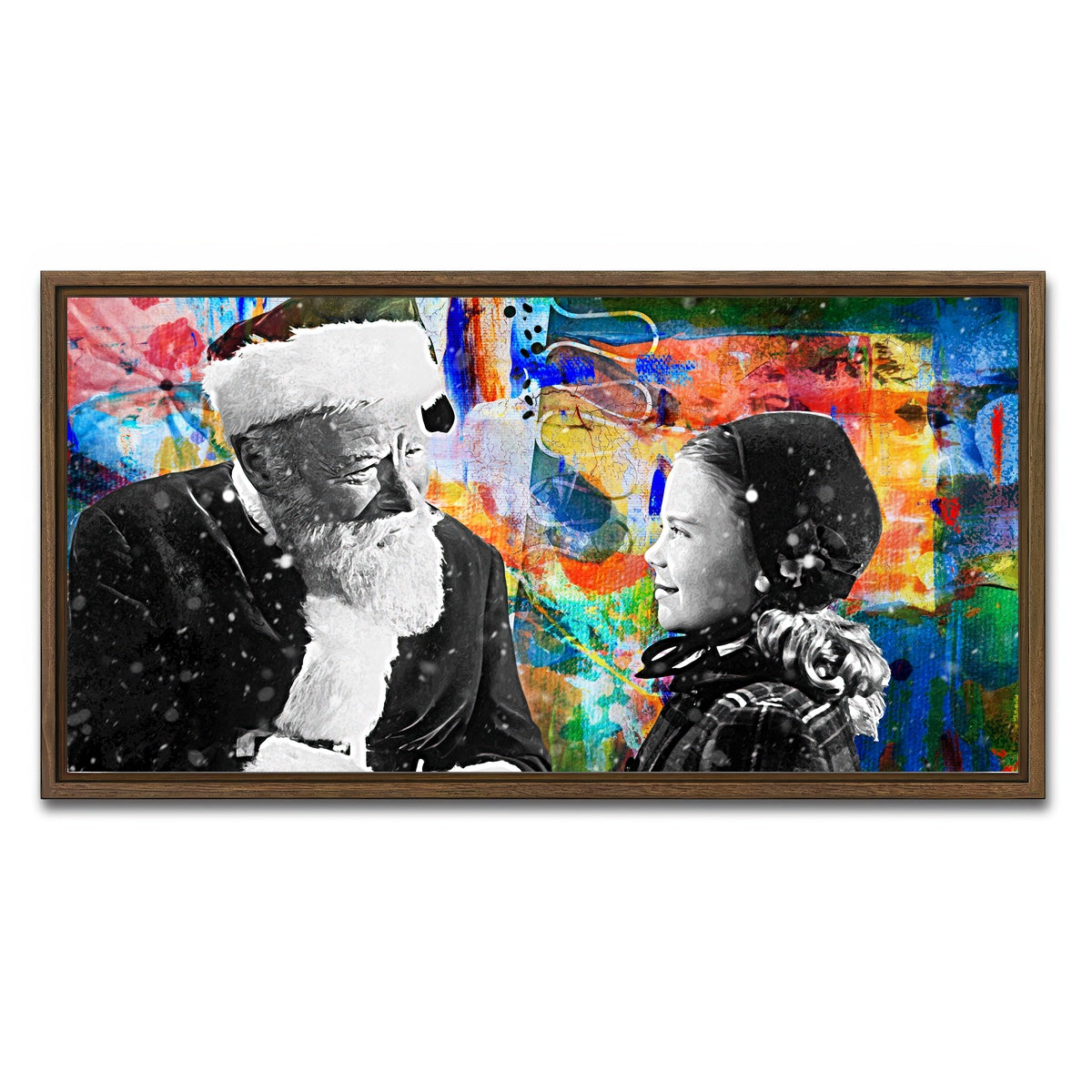 AUTO-MOCKUP WHITE | Miracle on 34th Street | 1 Piece | Walnut Framed Canvas | group=2x1