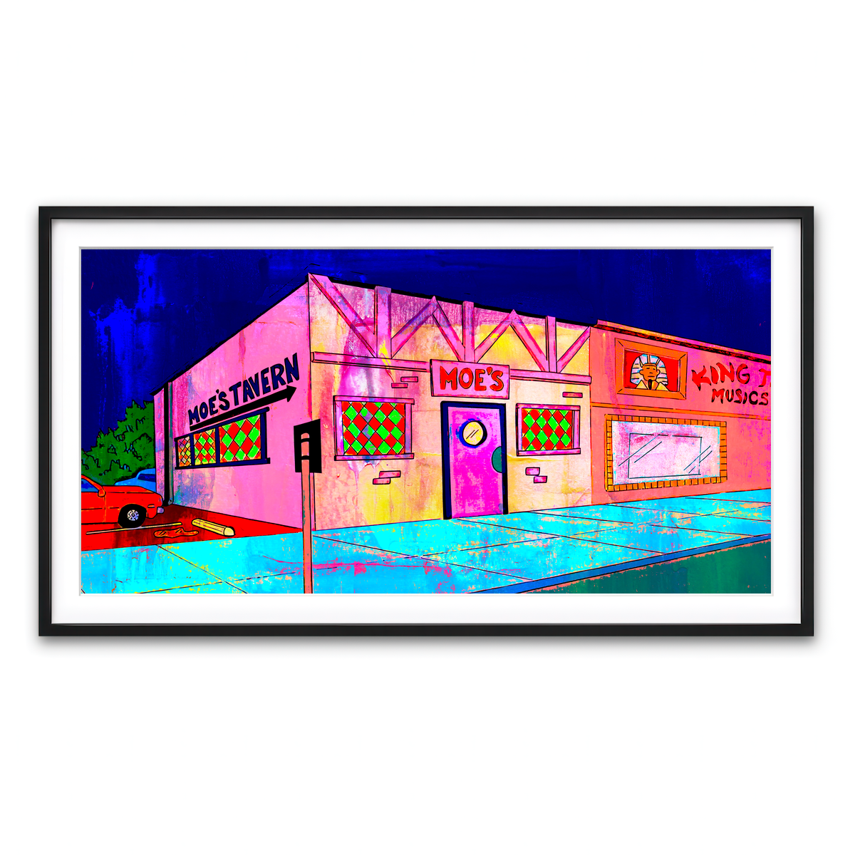 Framed Print 2x1 Black