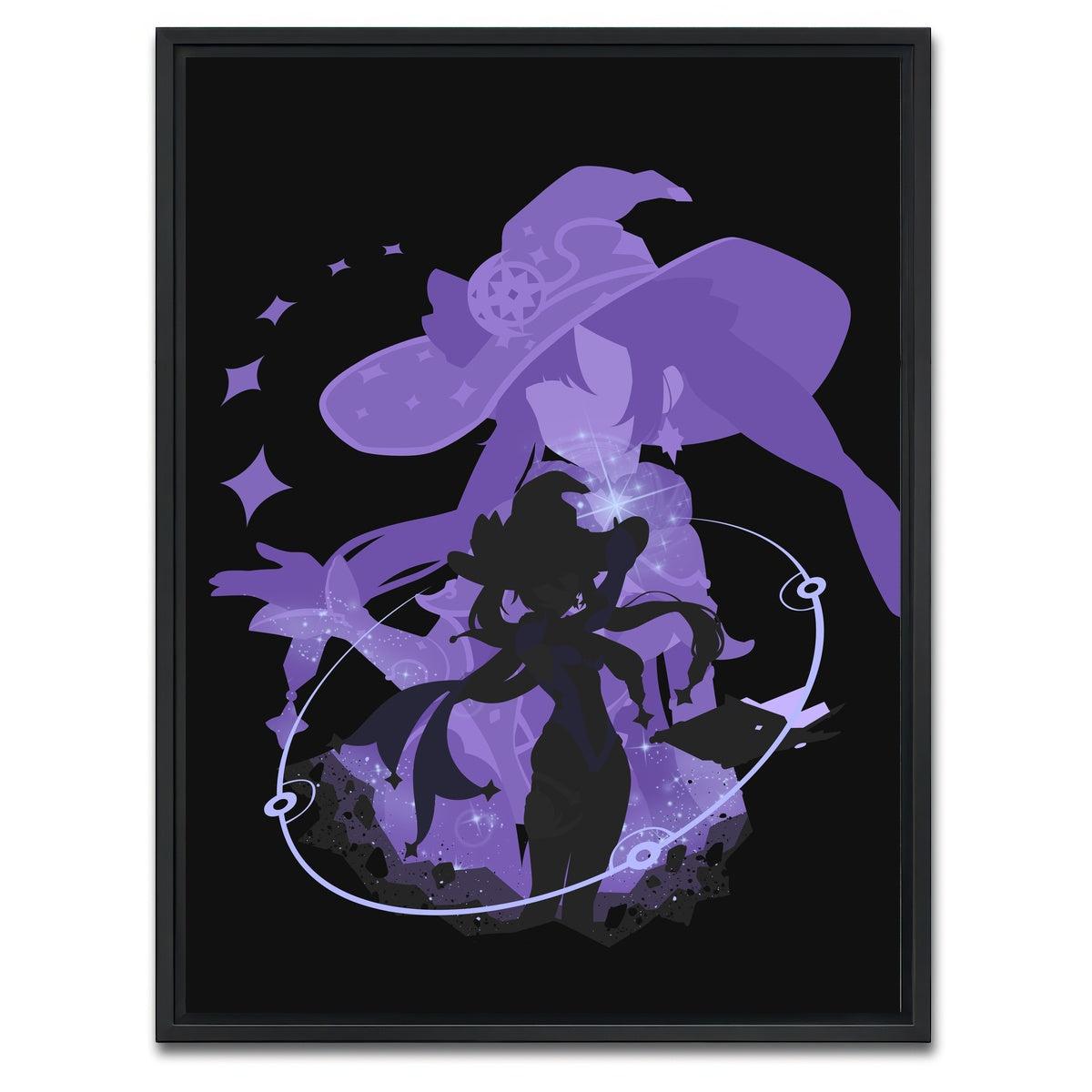 AUTO-MOCKUP WHITE | Mona | 1 Piece | Black Framed Canvas | group=3x4