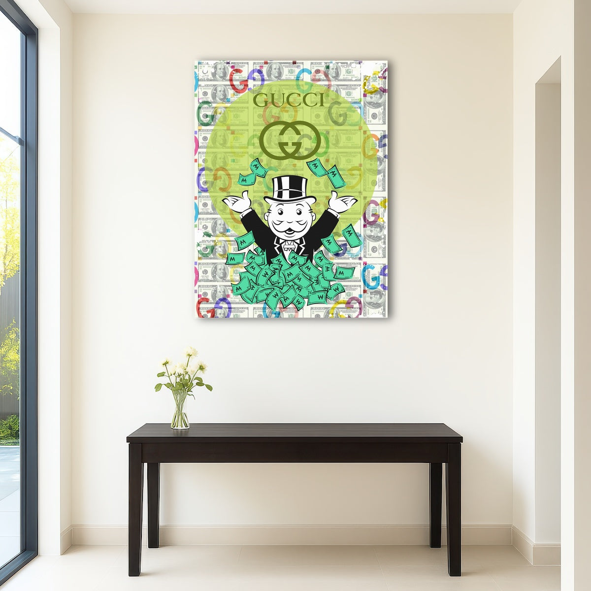 AUTO-MOCKUP ROOM | Monopoly Money GUCCI