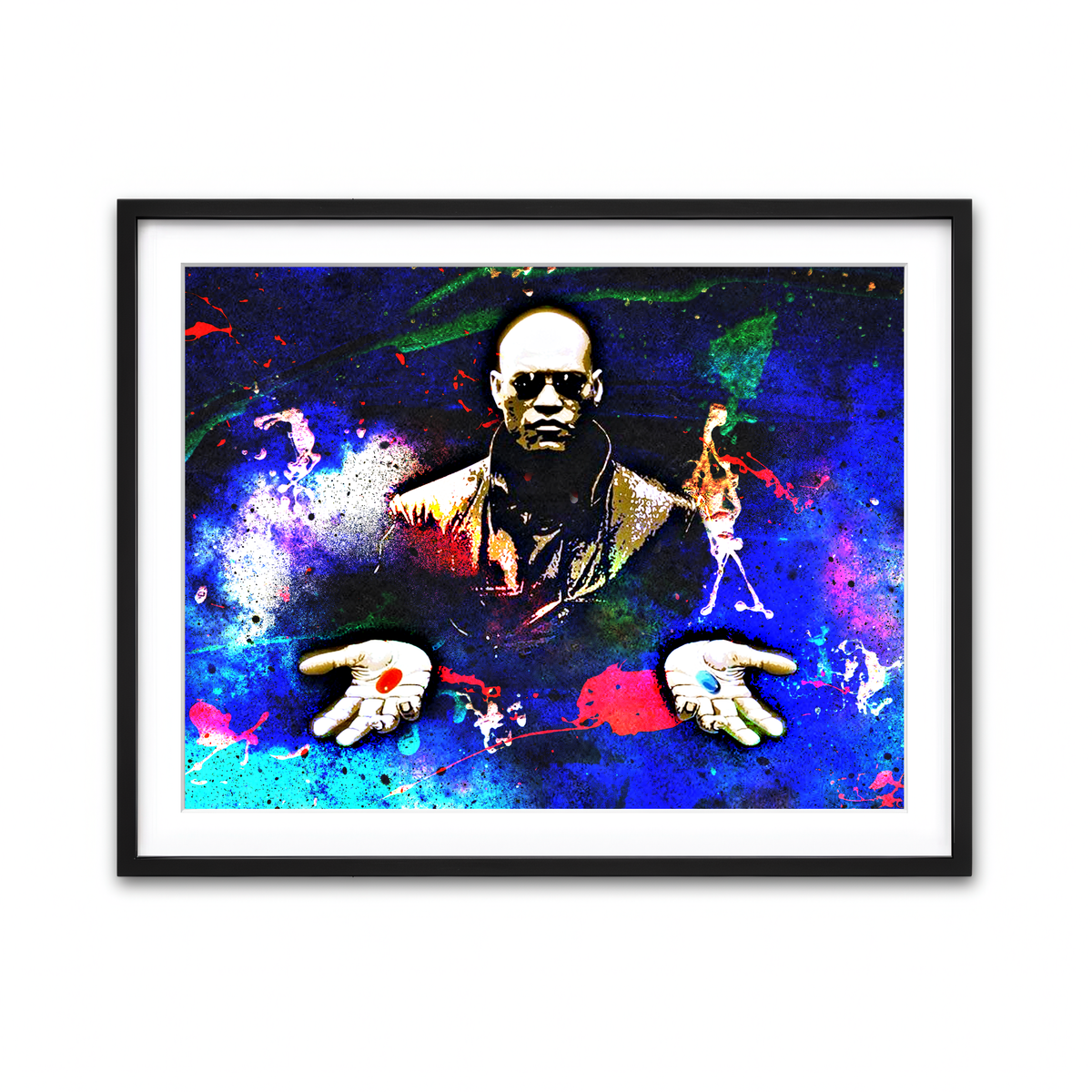 Framed Print 4x3 Black