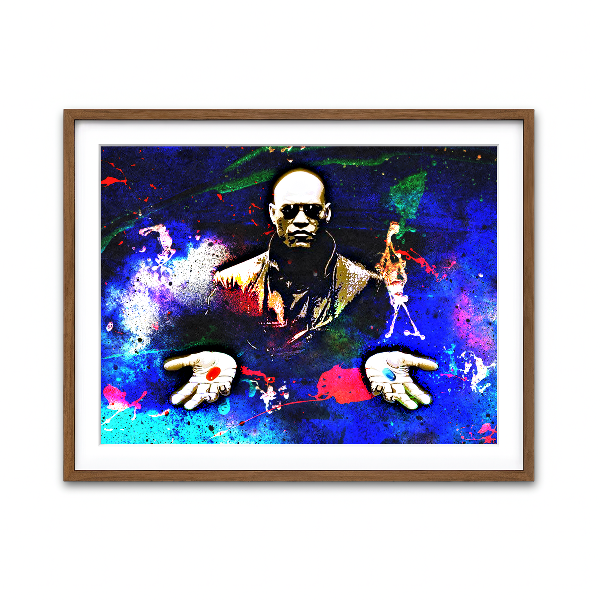 Framed Print 4x3 Walnut