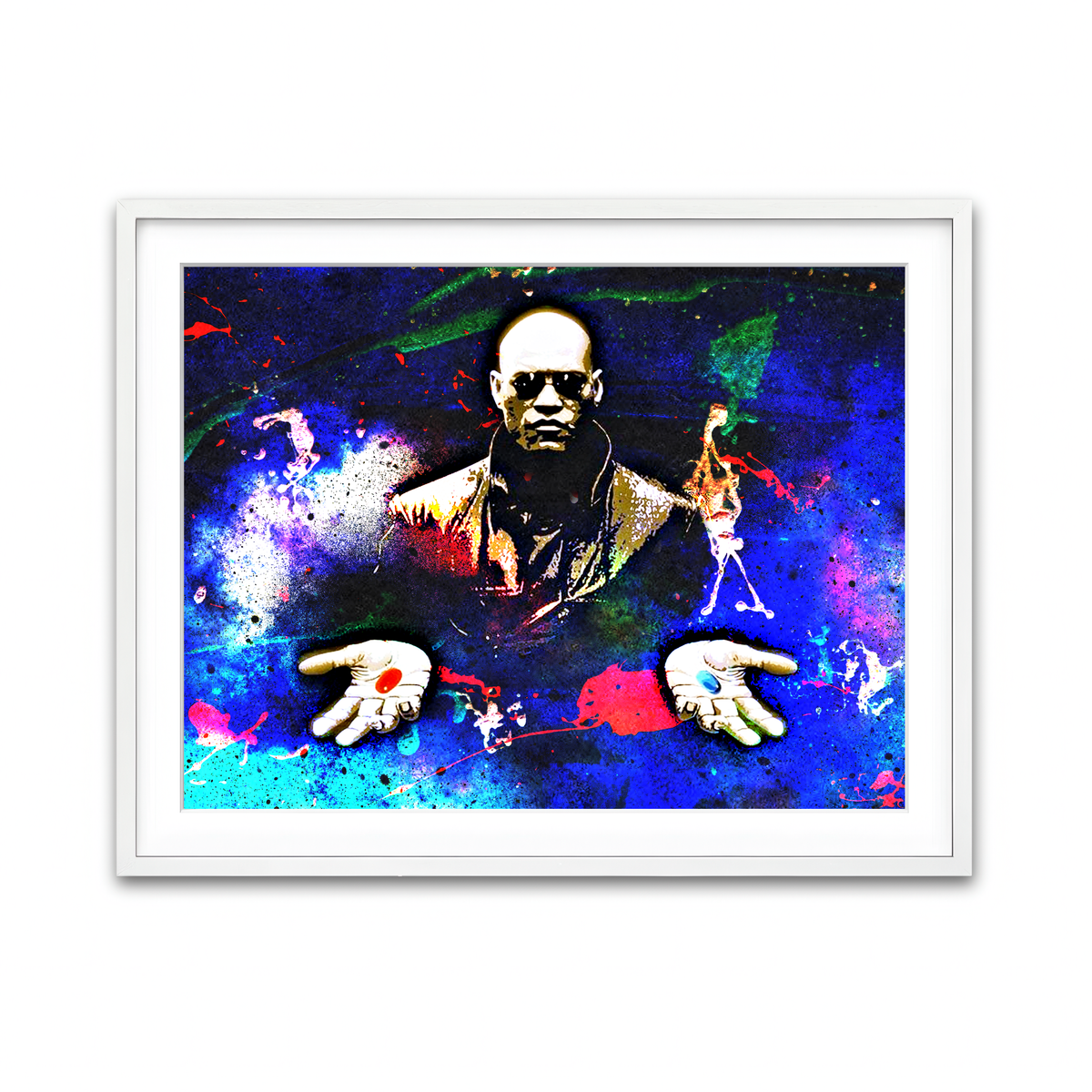 Framed Print 4x3 White