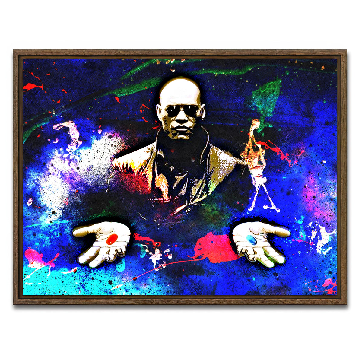 AUTO-MOCKUP WHITE | Morpheus | 1 Piece | Walnut Frame | group=4x3