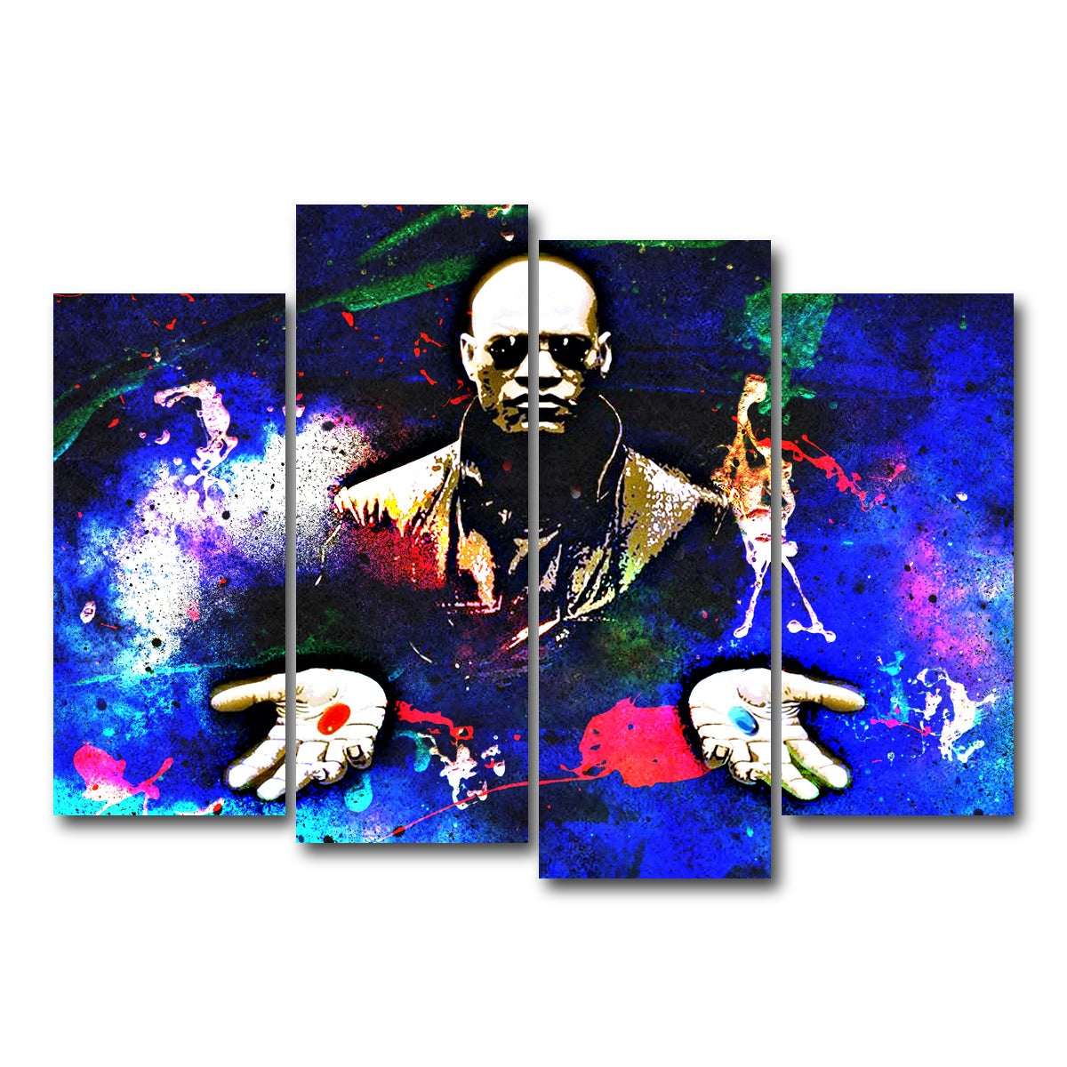 AUTO-MOCKUP WHITE | Morpheus | 4 Piece | Gallery Wrapped | group=4_normal