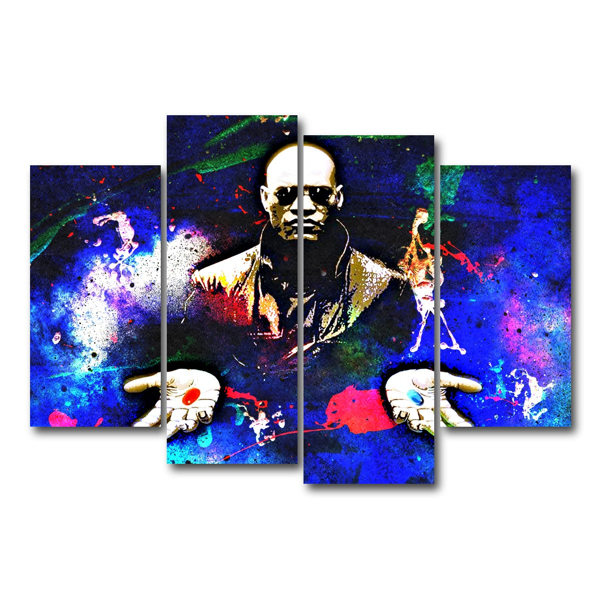 AUTO-MOCKUP WHITE | Morpheus | 4 Piece | Gallery Wrapped | group=4_short