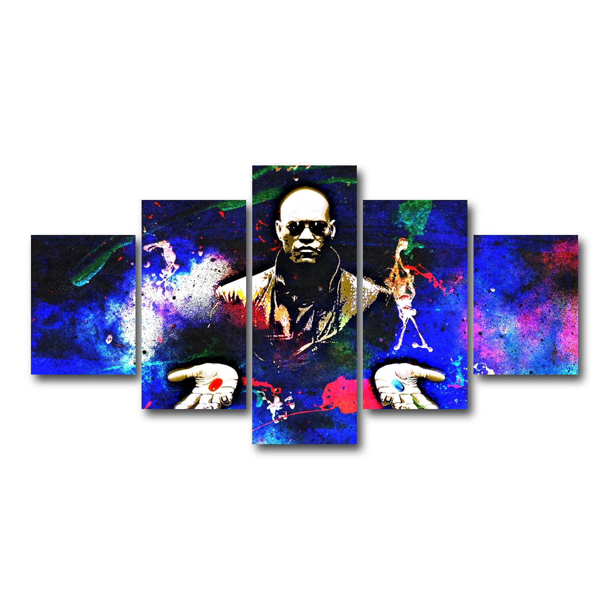 AUTO-MOCKUP WHITE | Morpheus | 5 Piece | Gallery Wrapped | group=5_short