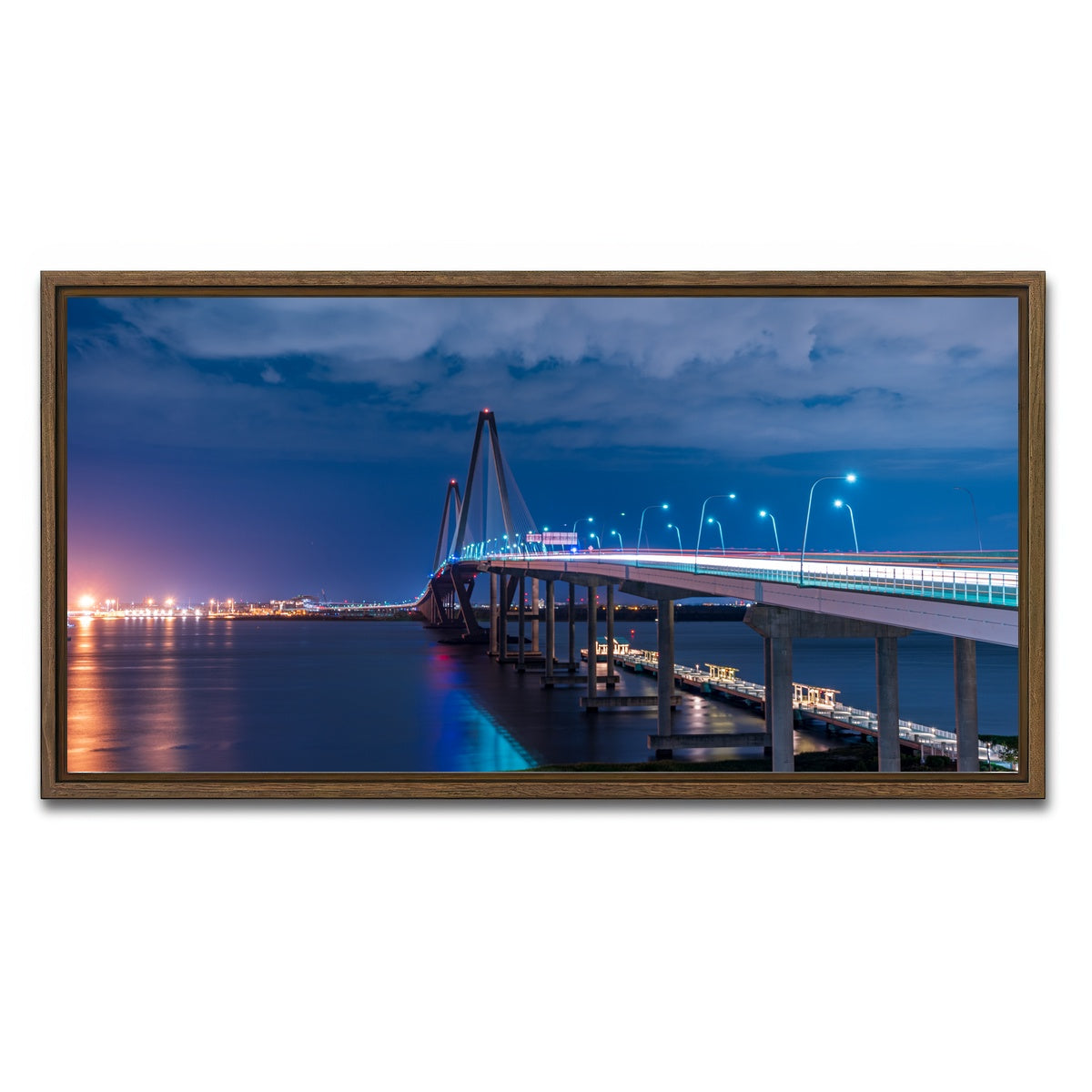 AUTO-MOCKUP WHITE | Mount Pleasant SC | 1 Piece | Walnut Framed Canvas | group=2x1