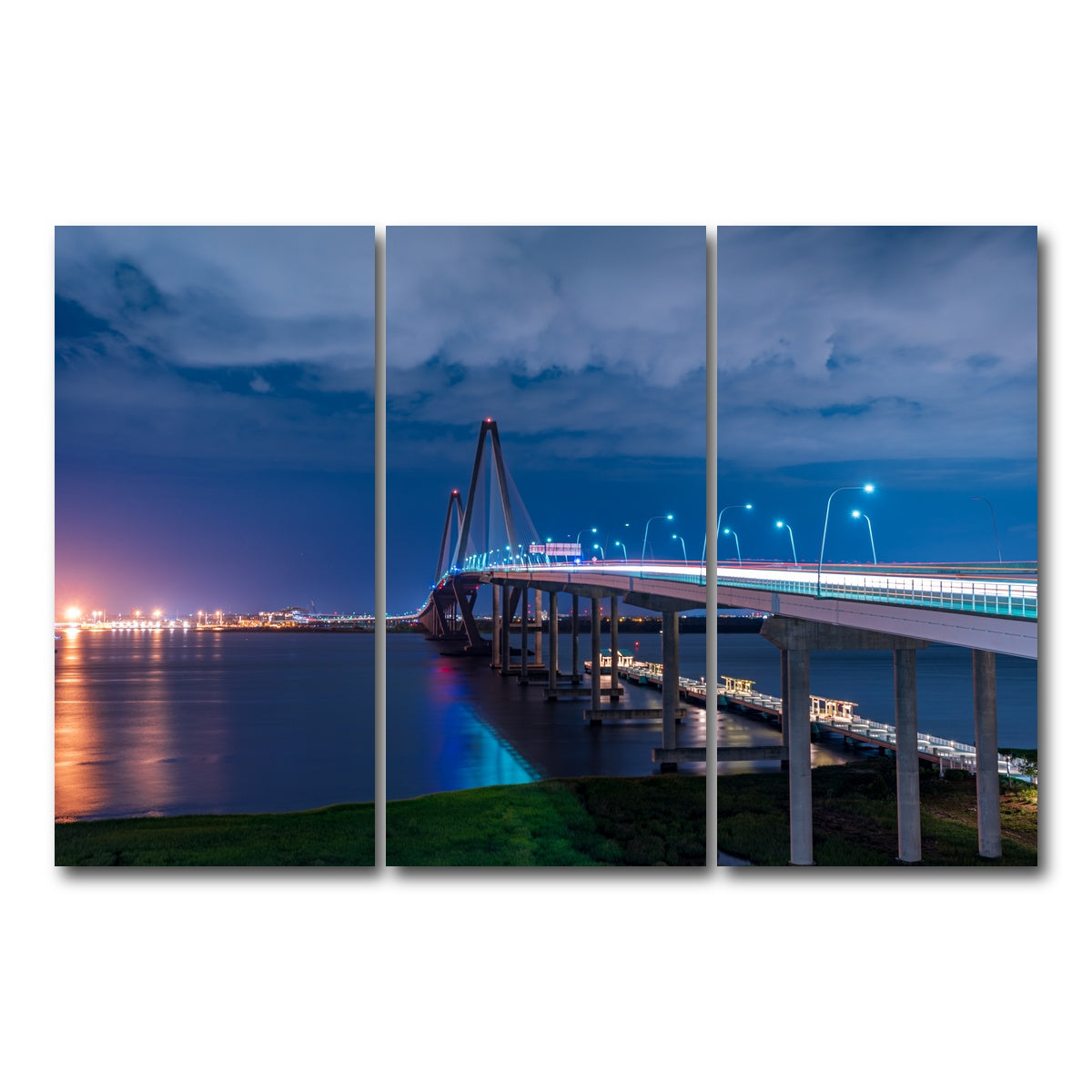 AUTO-MOCKUP WHITE | Mount Pleasant SC | 3 Piece | Gallery Wrap Canvas | group=12x24