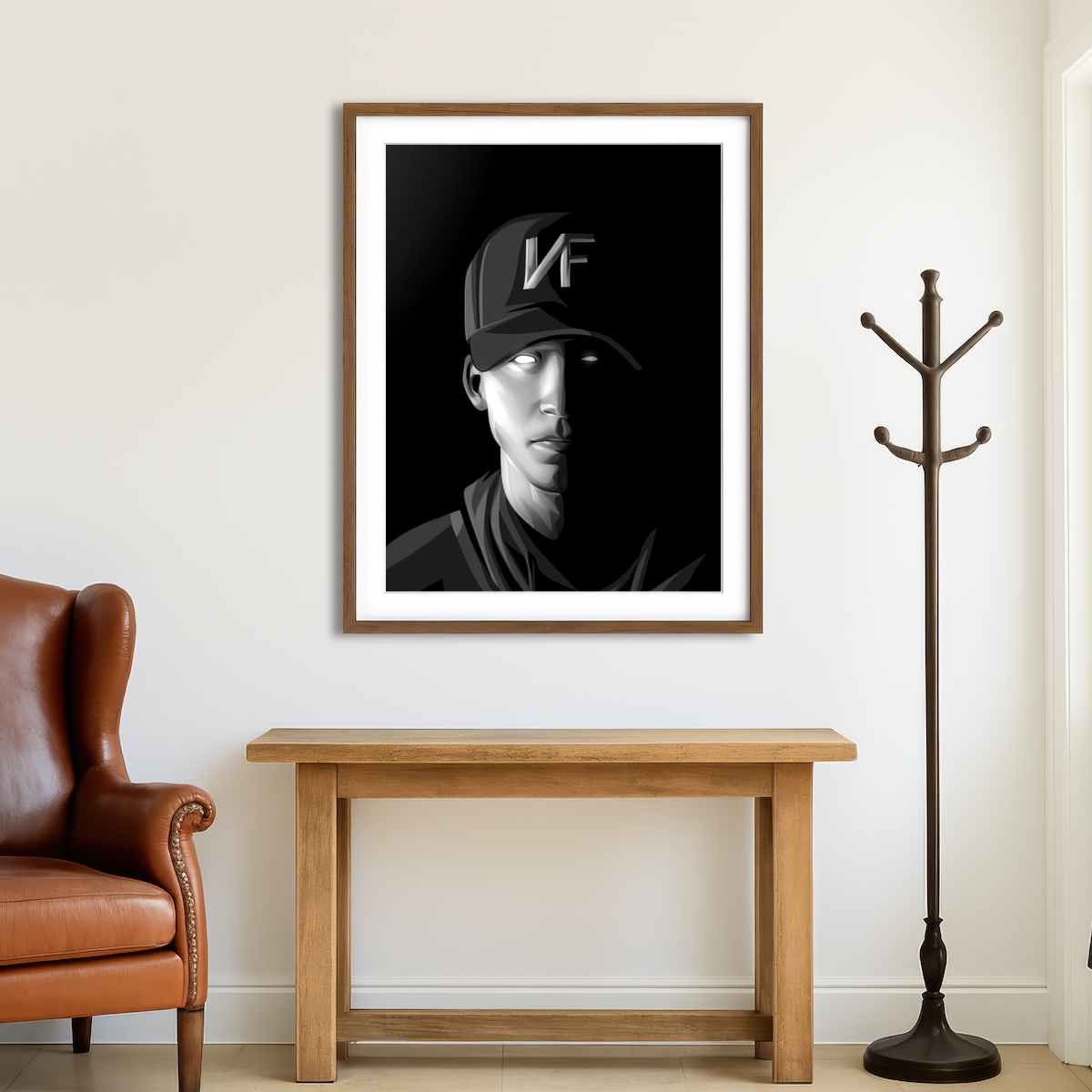 AUTO-MOCKUP ROOM | NF The Rapper Wall Art