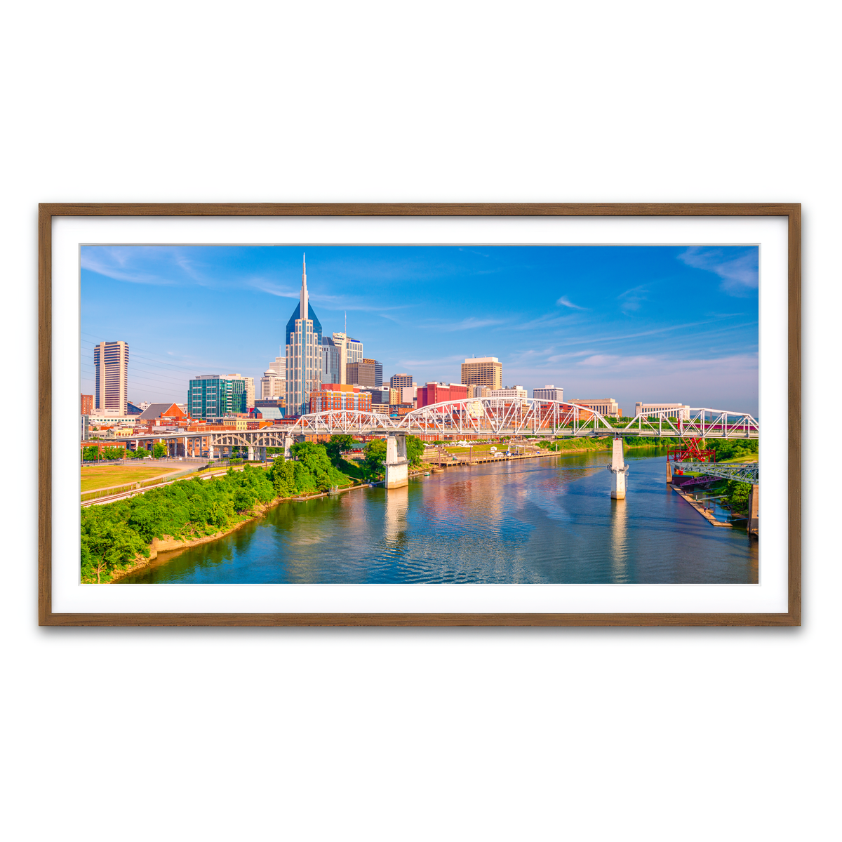 Framed Print 2x1 Walnut