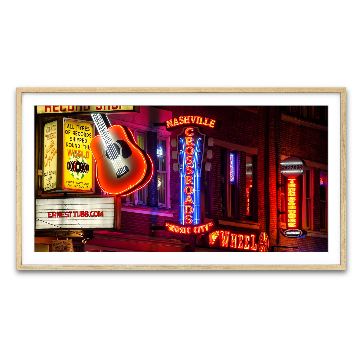 Framed Print 2x1 Natural