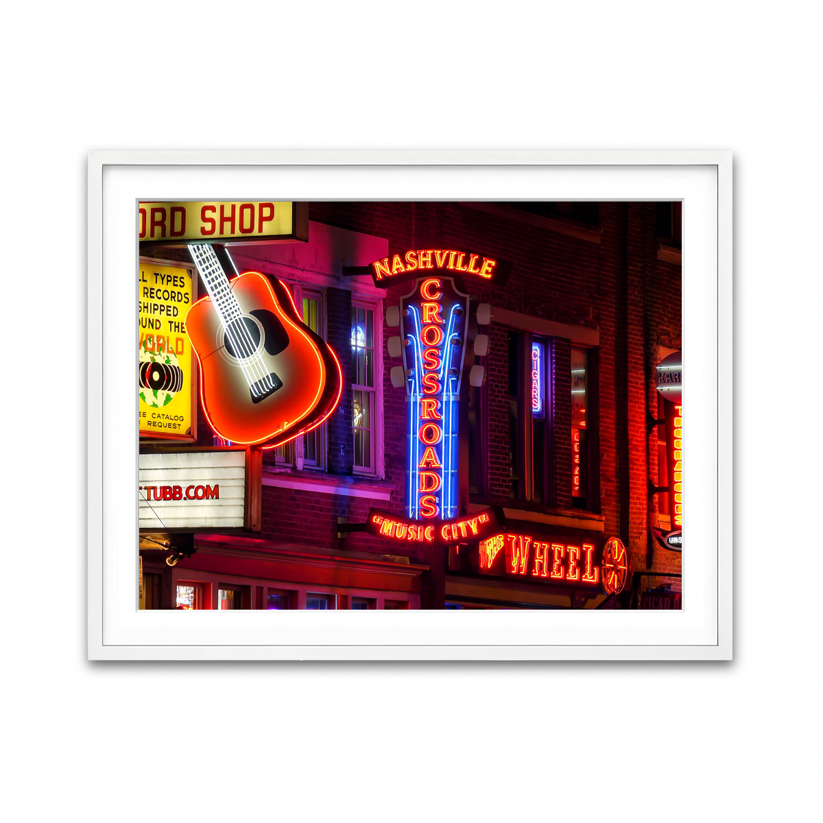 Framed Print 4x3 White