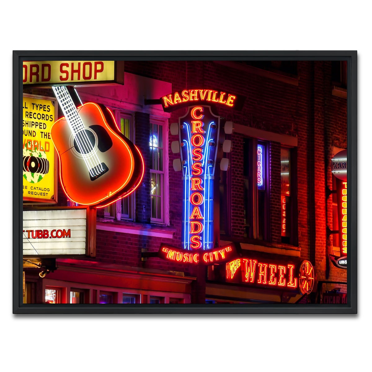 AUTO-MOCKUP WHITE | Nashville | 1 Piece | Black Framed Canvas | group=4x3