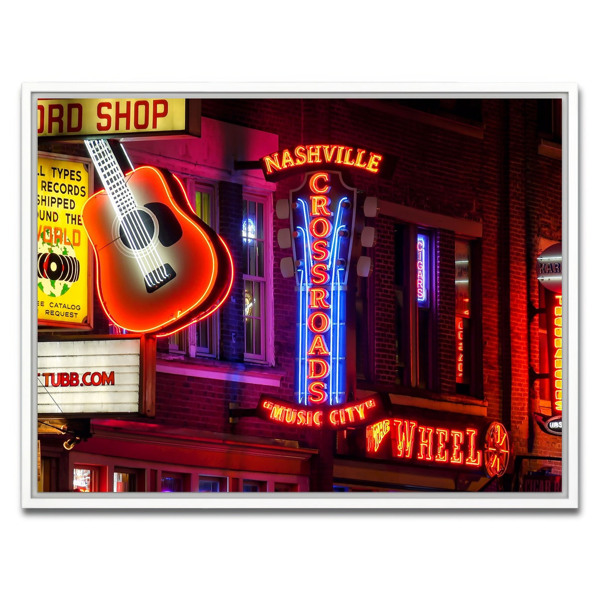 AUTO-MOCKUP WHITE | Nashville | 1 Piece | White Framed Canvas | group=4x3