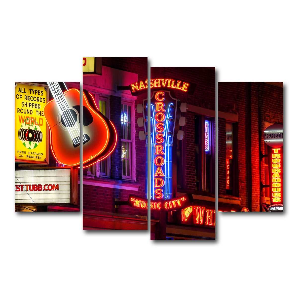 AUTO-MOCKUP WHITE | Nashville | 4 Piece | Gallery Wrap Canvas | group=4_short