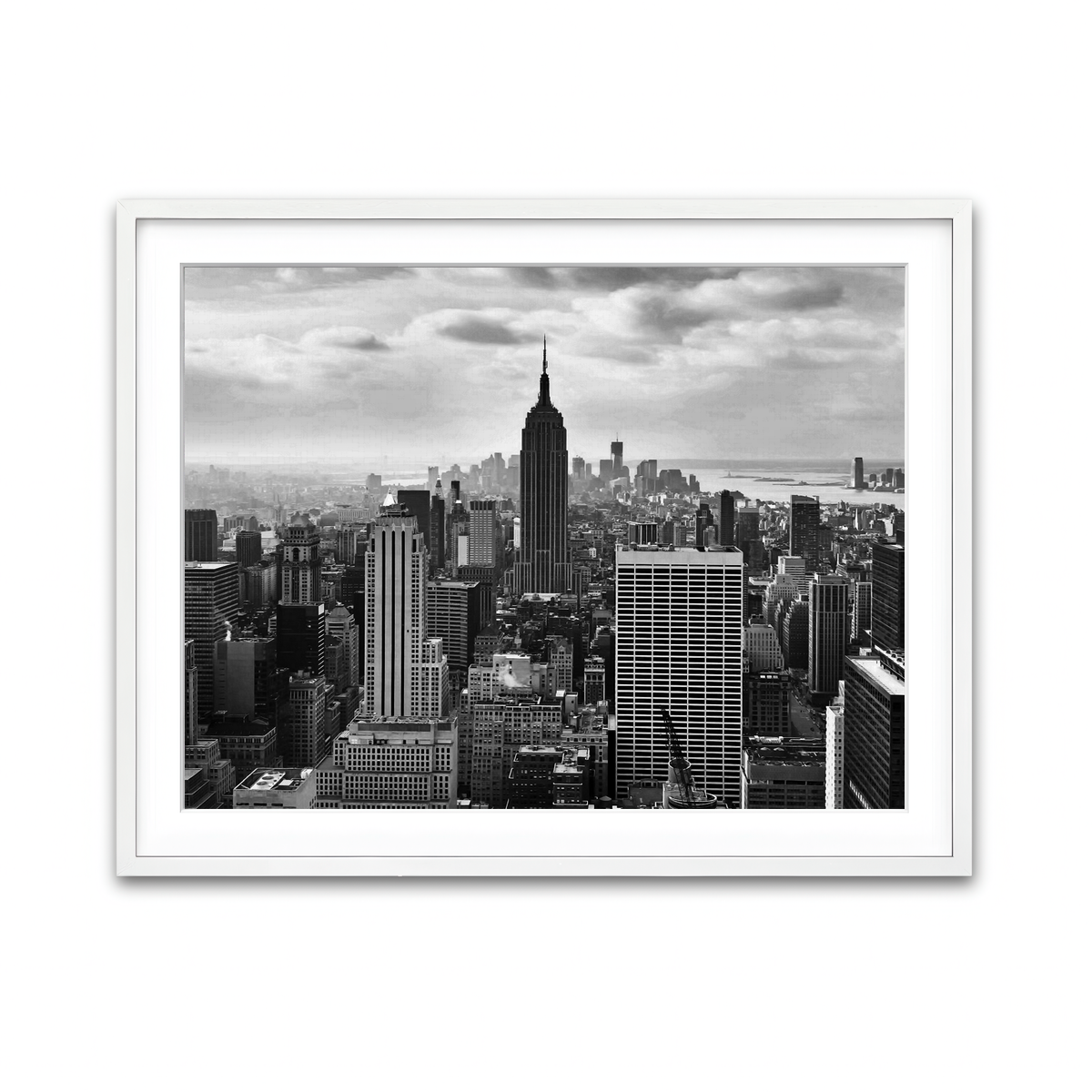 Framed Print 4x3 White