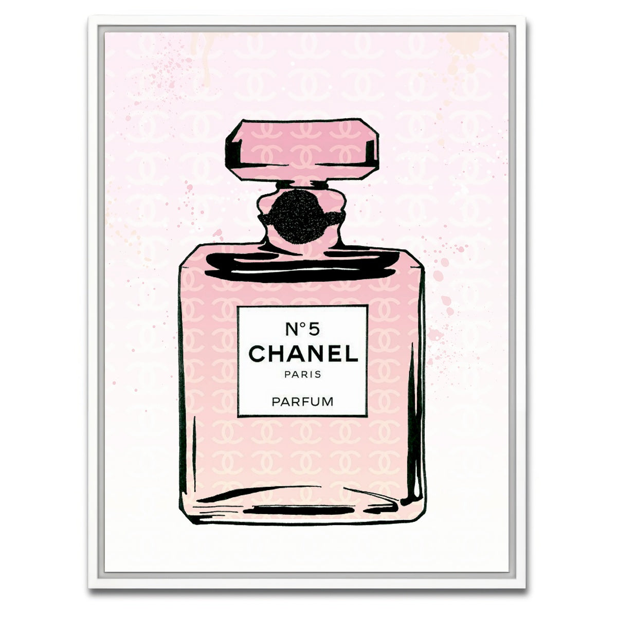 AUTO-MOCKUP WHITE | No.5 CC | 1 Piece | White Framed Canvas | group=3x4